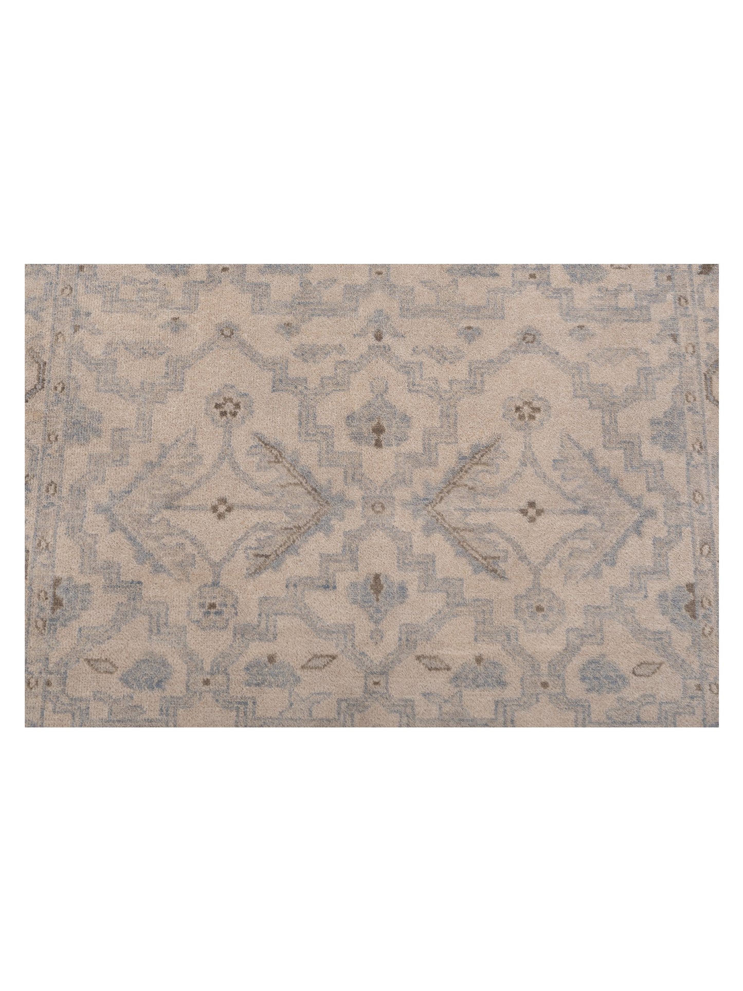 Evren 123433 Silver Silver 4.1x6 Hand Knotted Rug