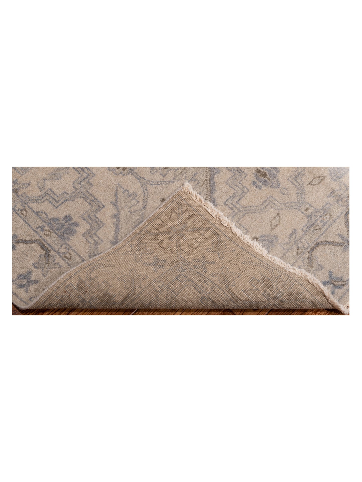 Evren 123433 Silver Silver 4.1x6 Hand Knotted Rug