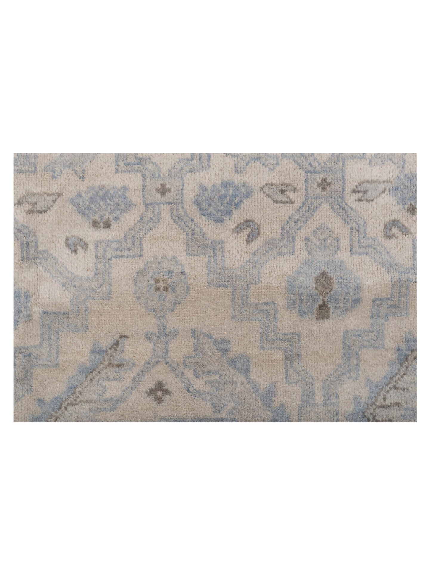Evren 123437 Silver Gray 6x8.10 Hand Knotted Rug