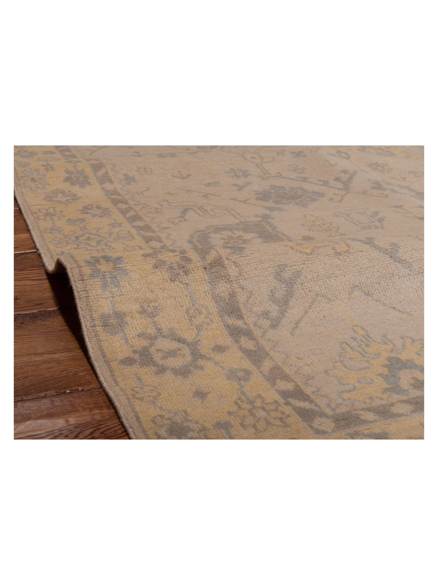 Evren 123442 Silver Gold 4x6 Hand Knotted Rug