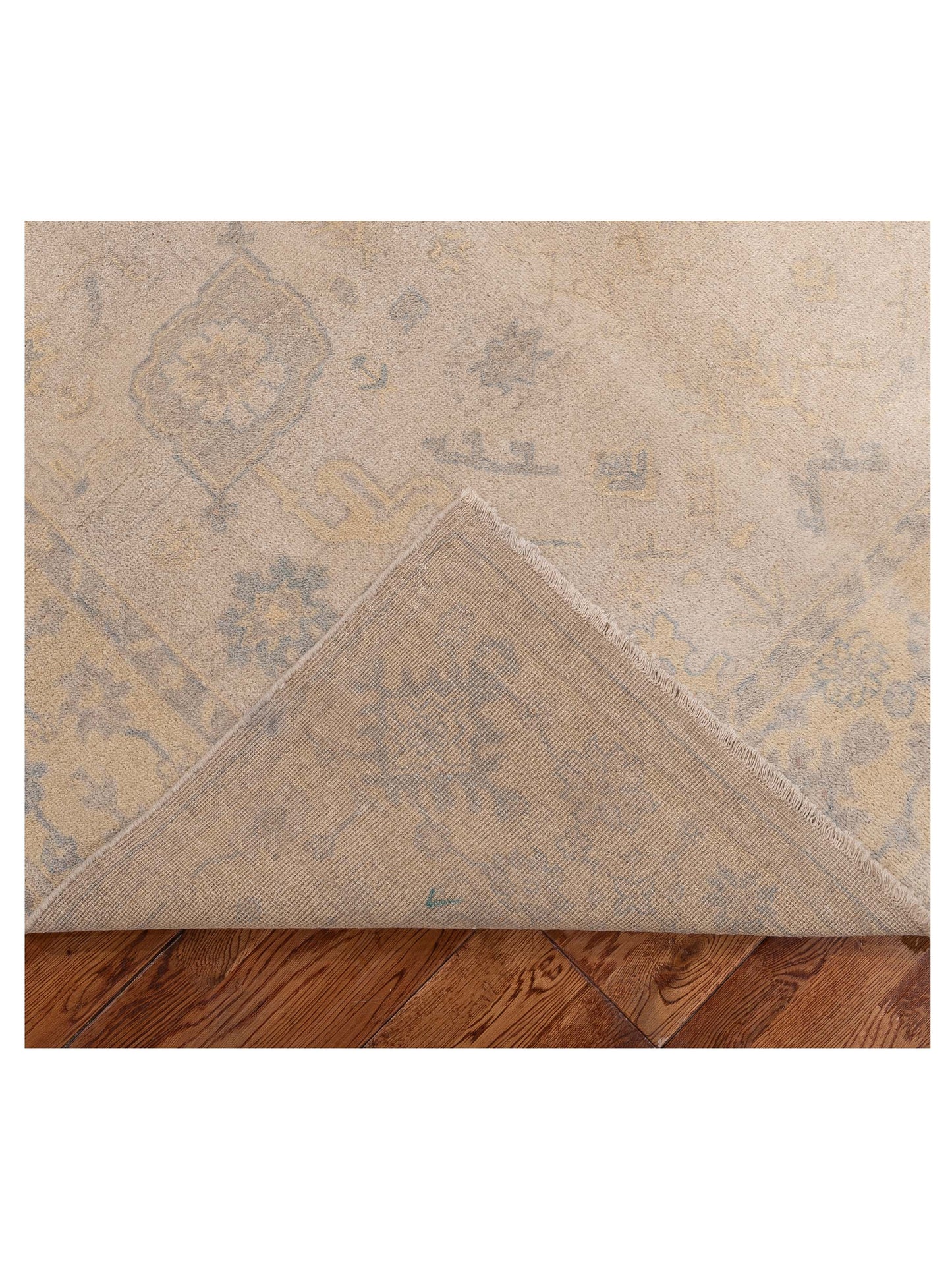 Evren 123447 Silver Gold 6x9 Hand Knotted Rug