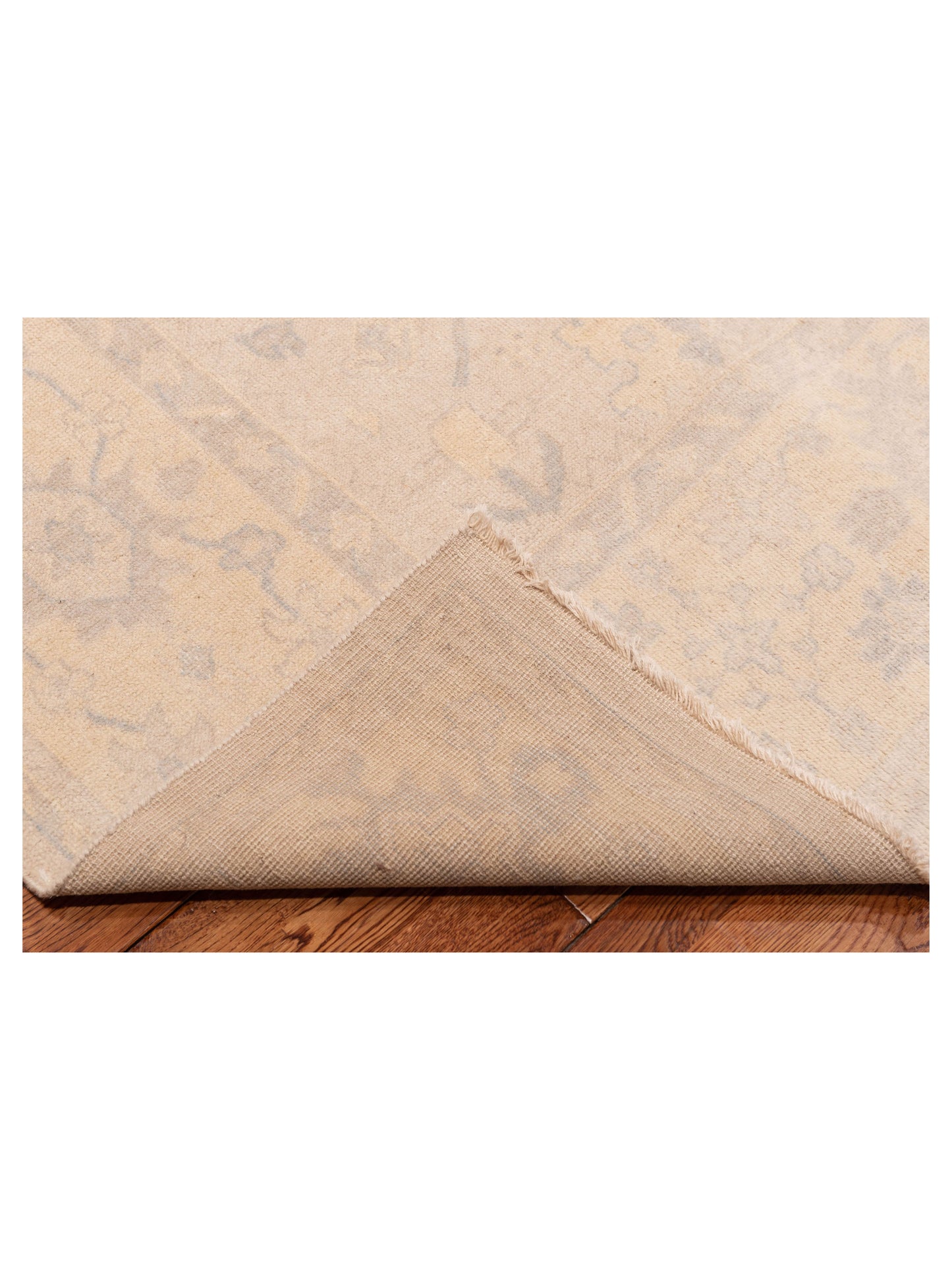 Evren 123452 Cream Gold 8x9.11 Hand Knotted Rug