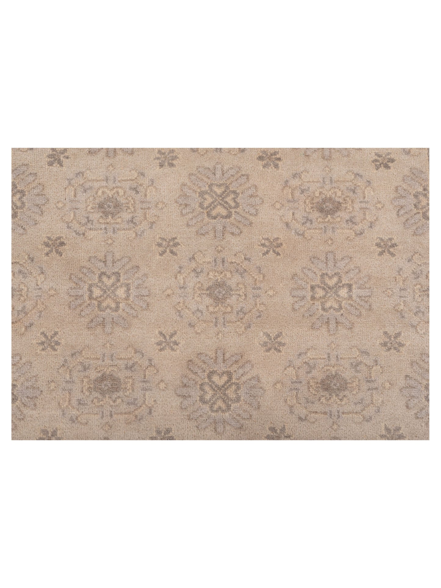 Evren 123454 Gray Cream 3.11x5.10 Hand Knotted Rug