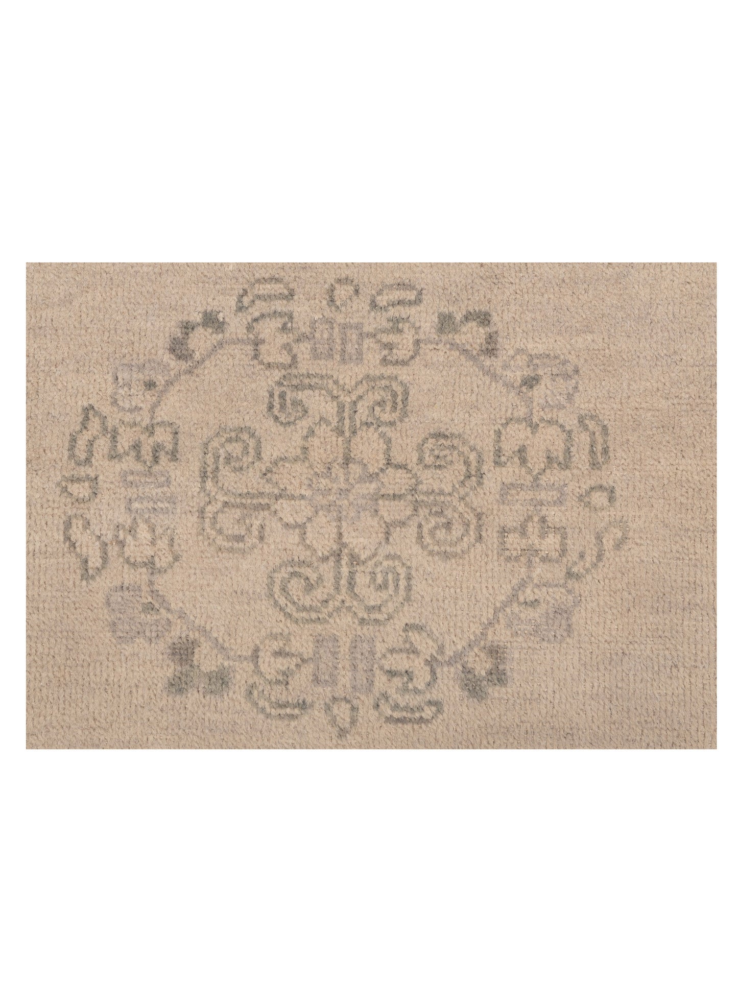 Evren 123460 Silver Gray 4x5.10 Hand Knotted Rug