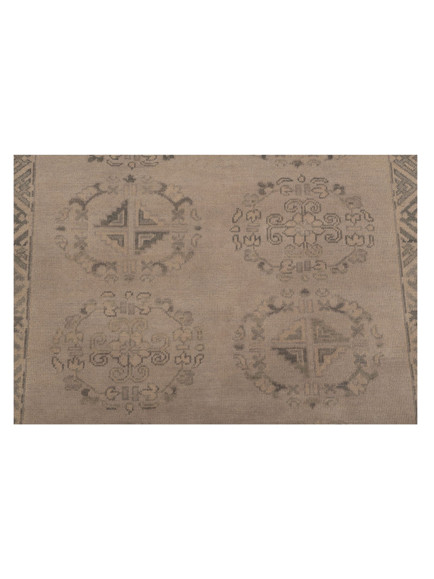 Evren 123462 Silver Green 4.1x6 Hand Knotted Rug