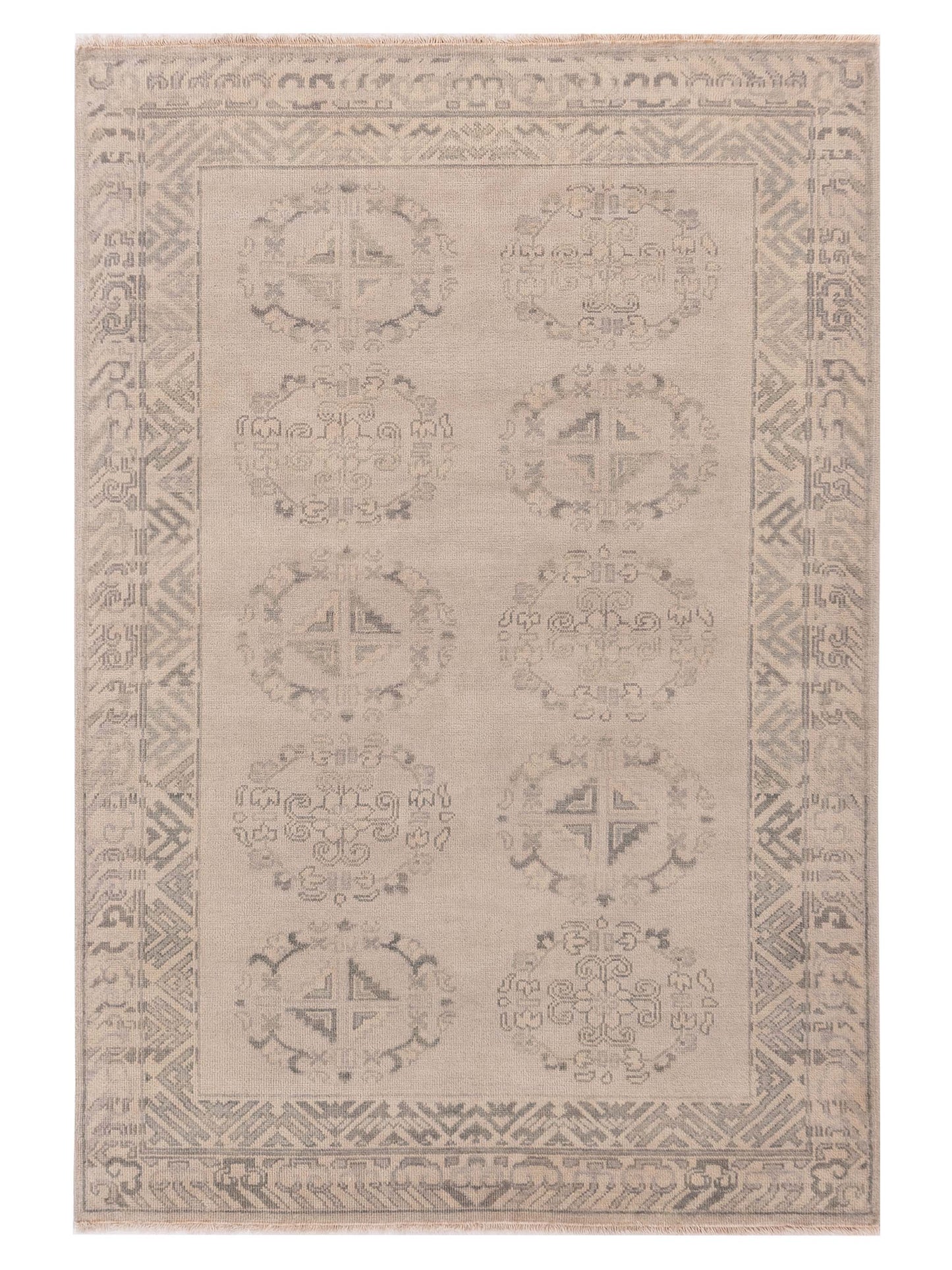 Rajpur Evren Silver Green Transitional