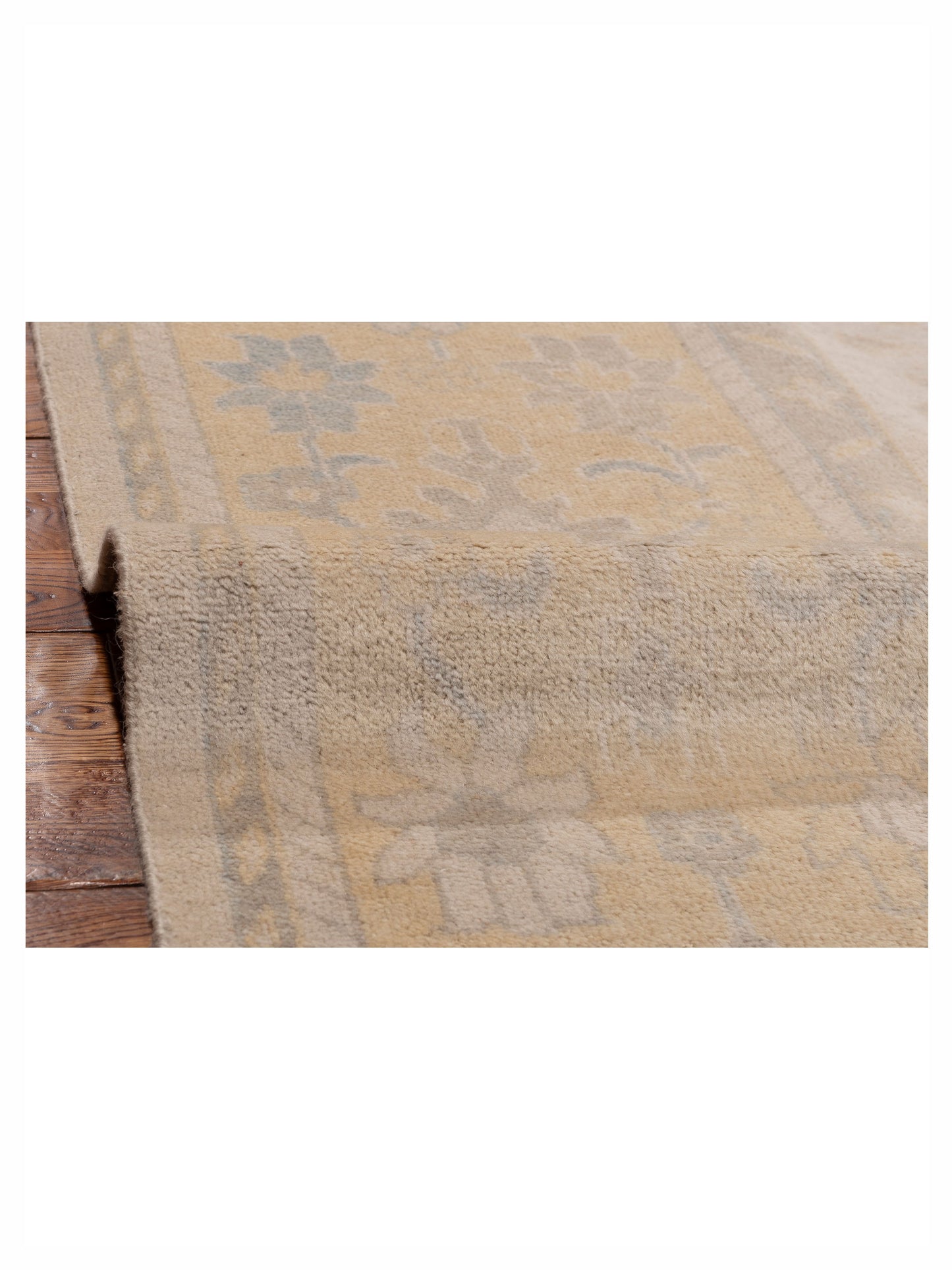 Evren 123473 Silver Gold 9.11x14 Hand Knotted Rug