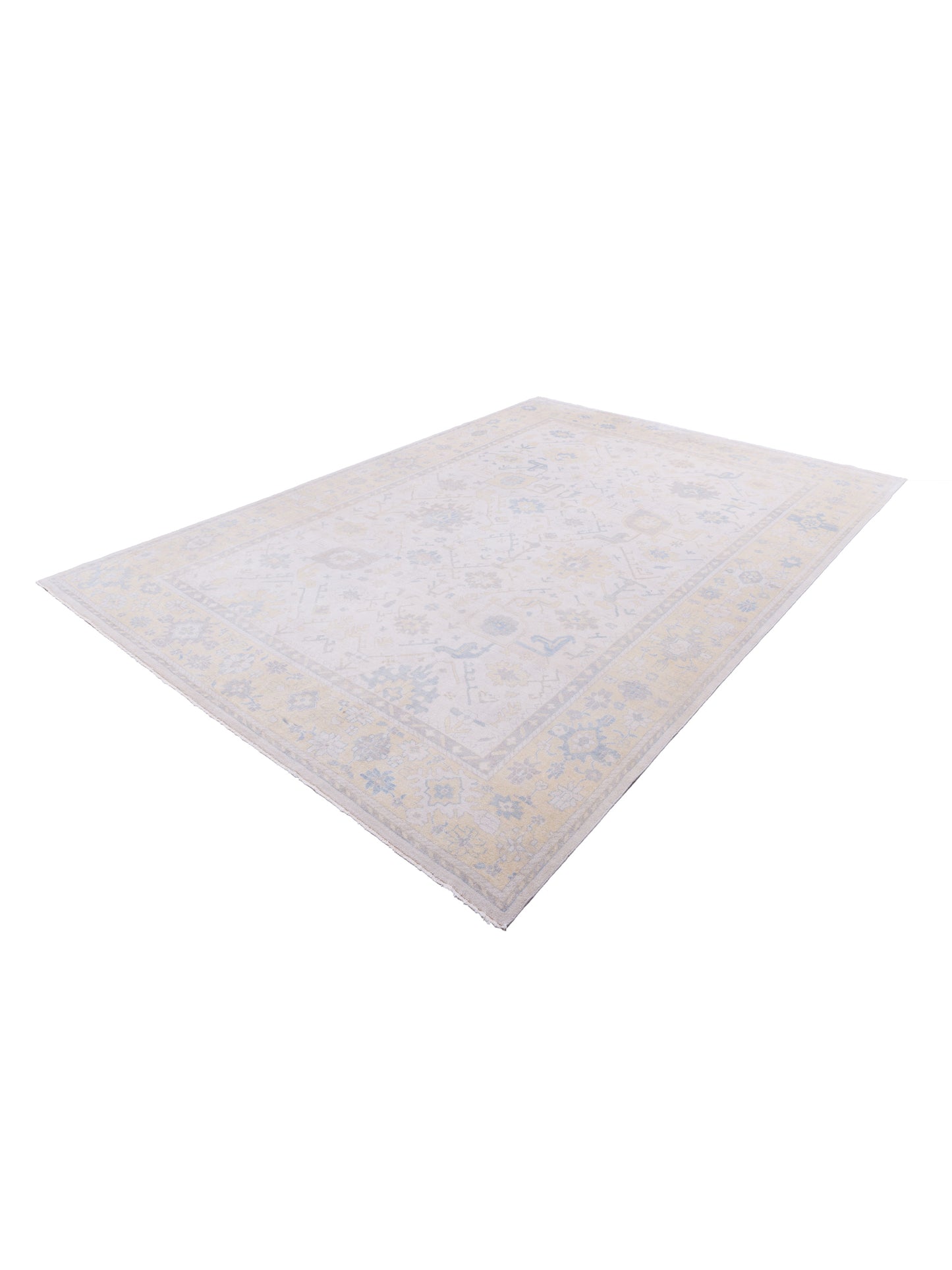 Evren 123473 Silver Gold 9.11x14 Hand Knotted Rug