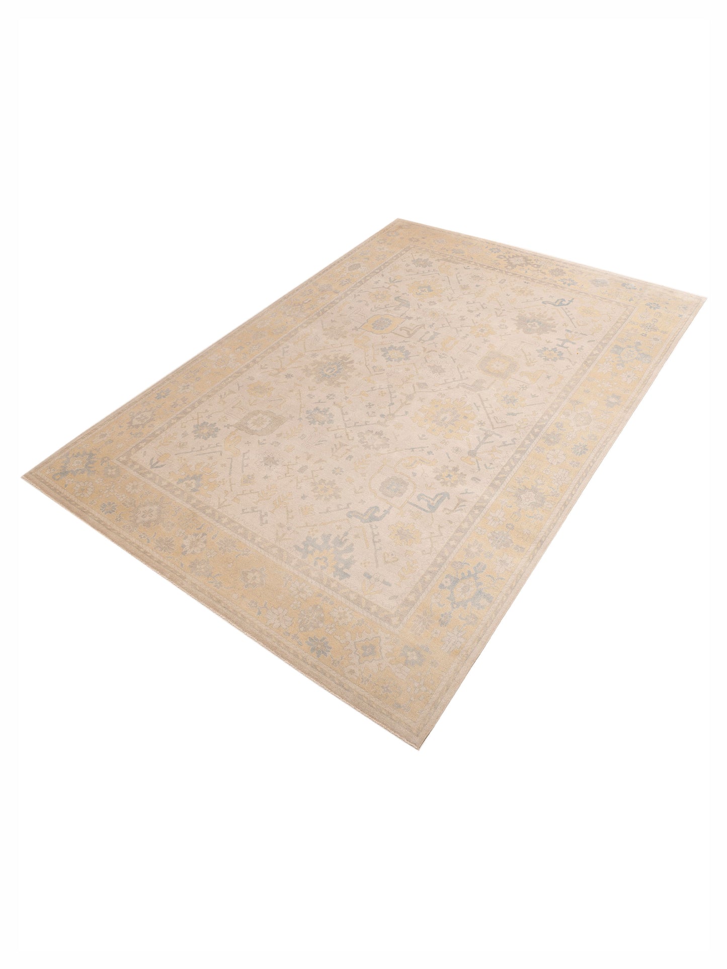 Evren 123474 Silver Gold 10x14.1 Hand Knotted Rug