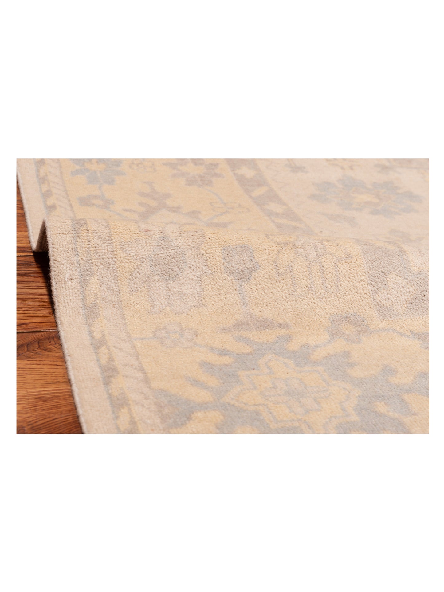 Evren 123475 Silver Gold 9x12 Hand Knotted Rug