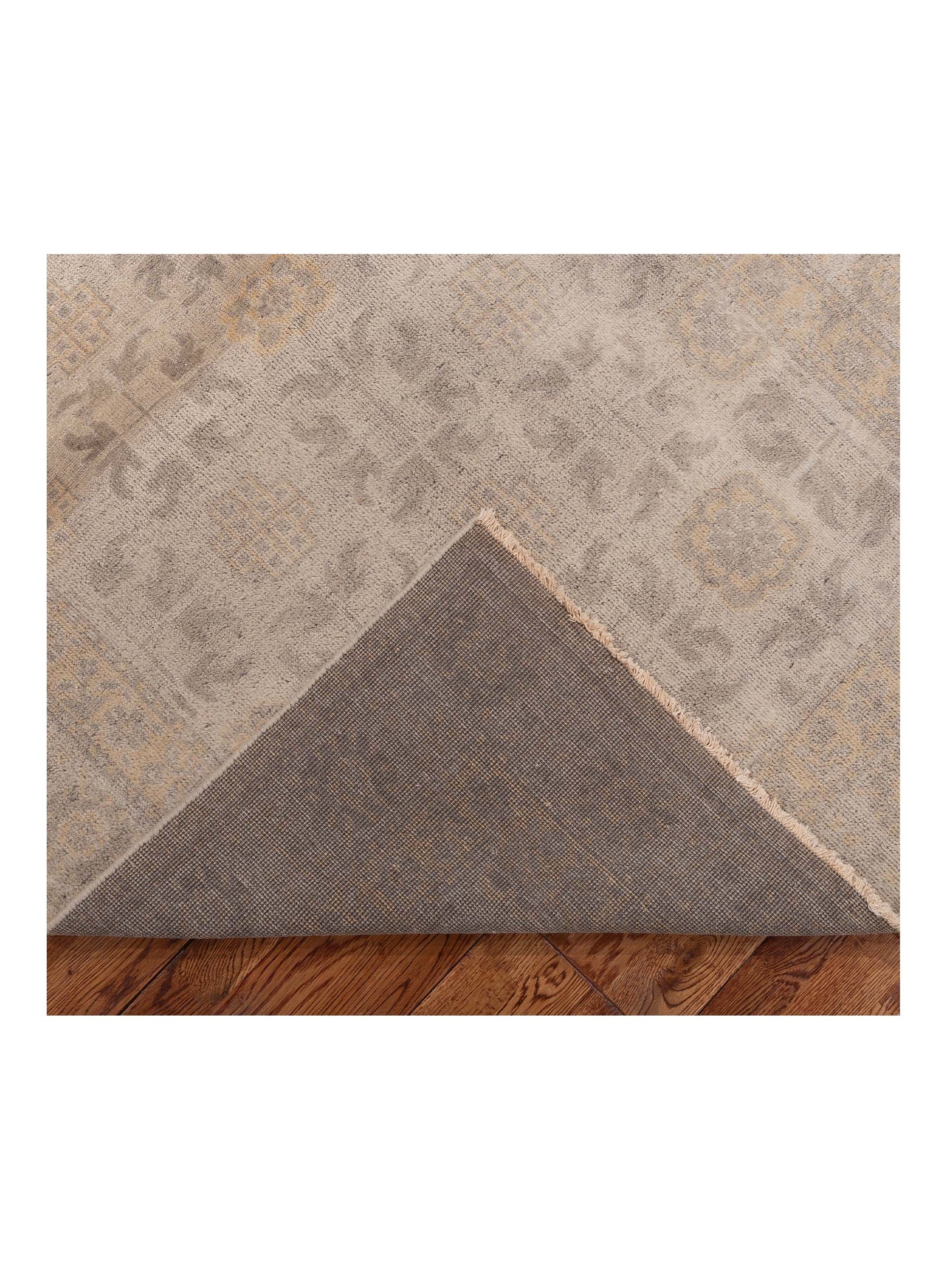 Evren 123487 Ivory 4x6 Hand Knotted Rug