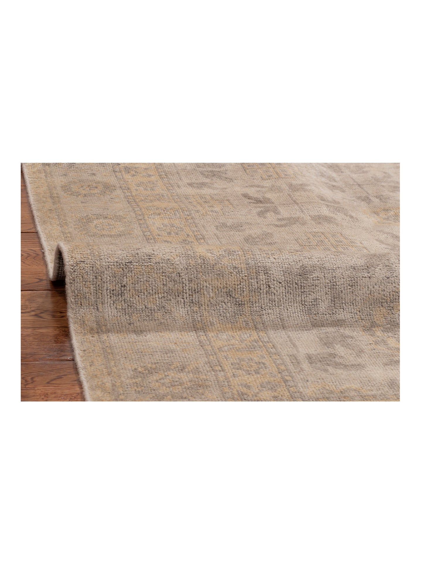 Evren 123487 Ivory 4x6 Hand Knotted Rug