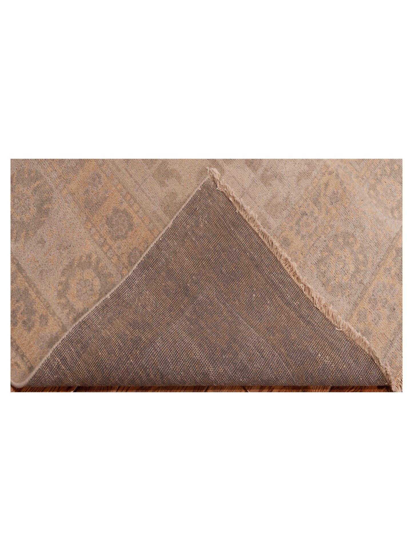 Evren 123490 Gray 5.2x8 Hand Knotted Rug