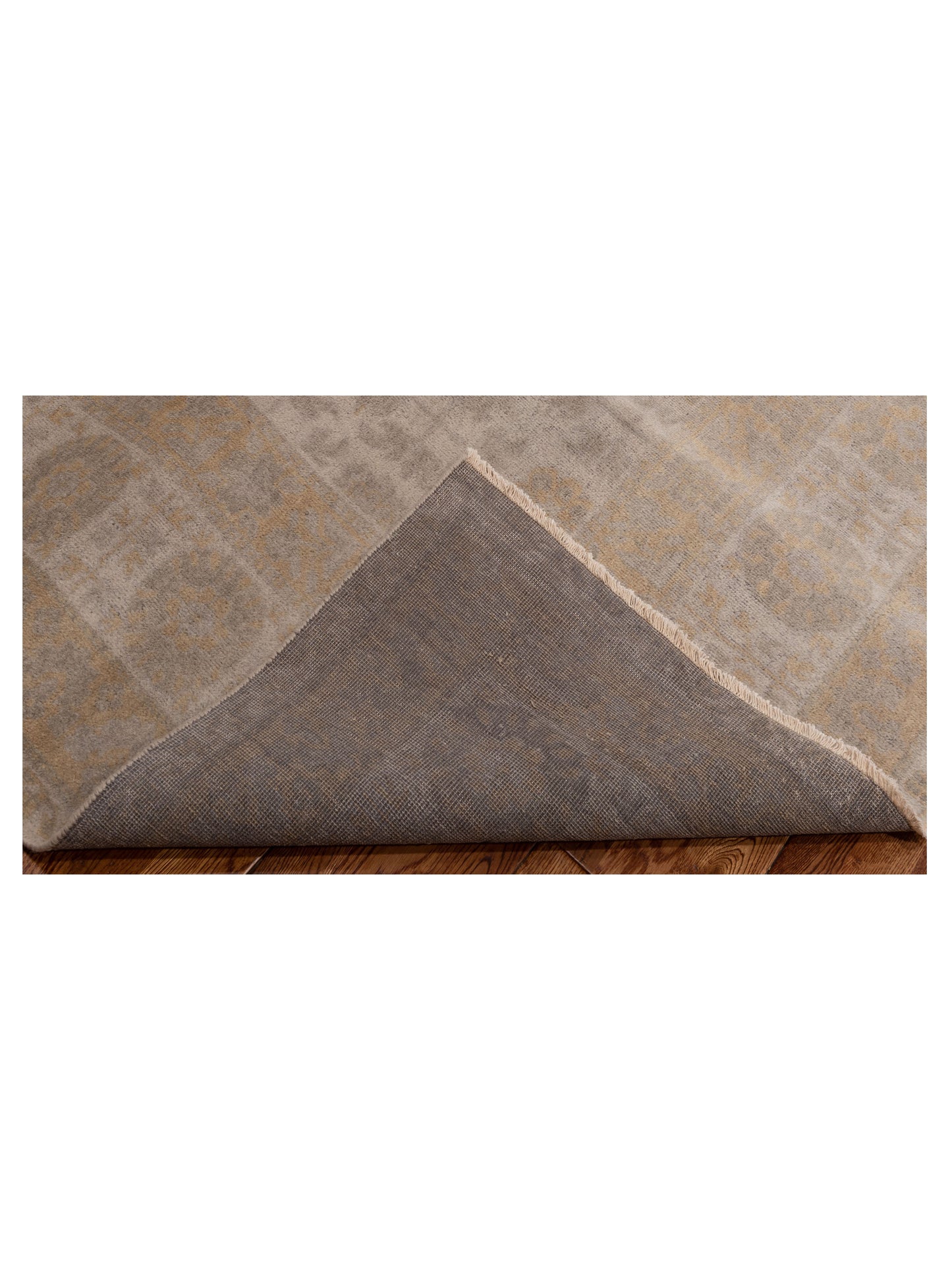 Evren 123492 Ivory Gold 6.9x8.8 Hand Knotted Rug