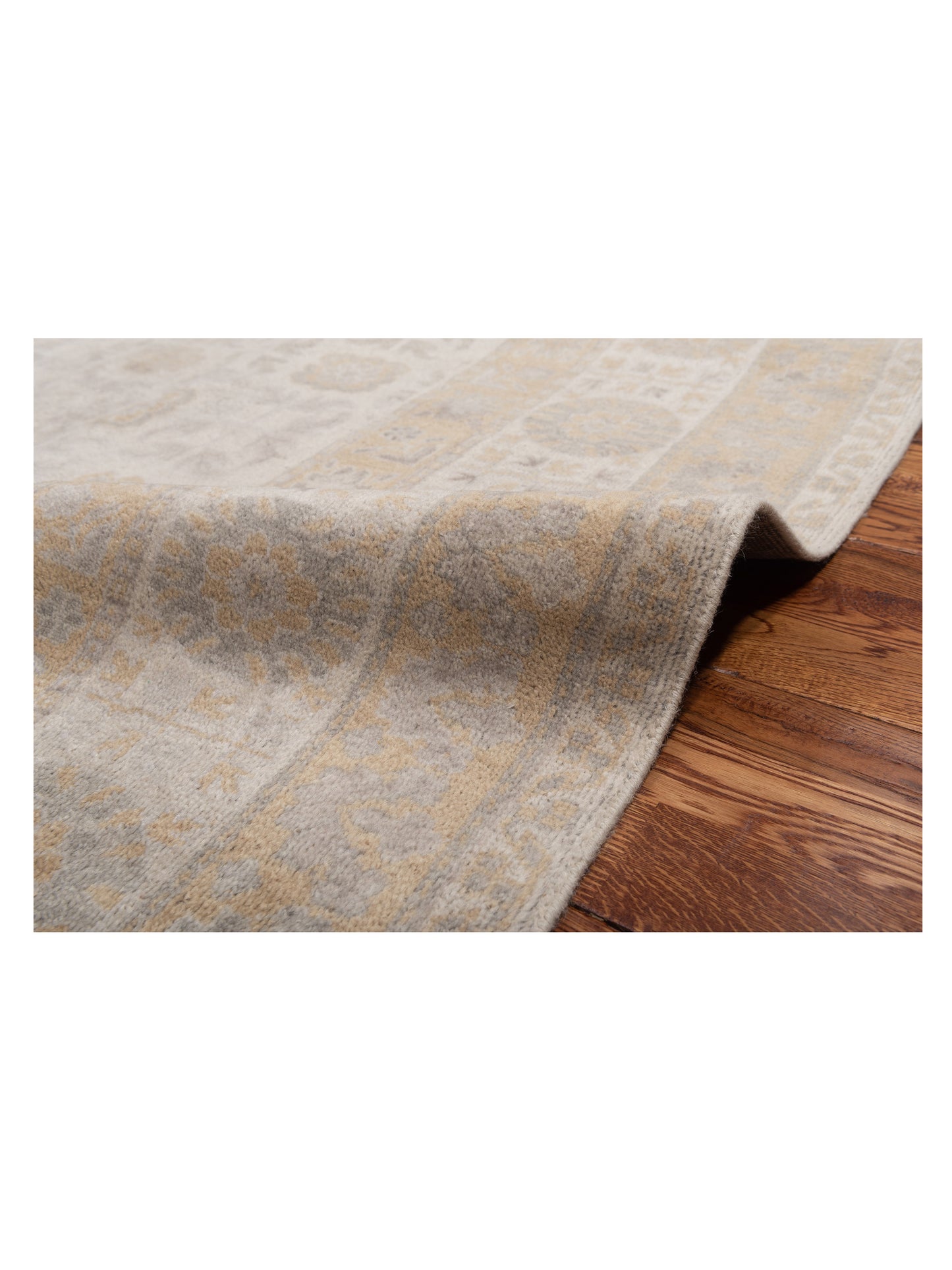 Evren 123494 Silver Gold 6.1x8.10 Hand Knotted Rug