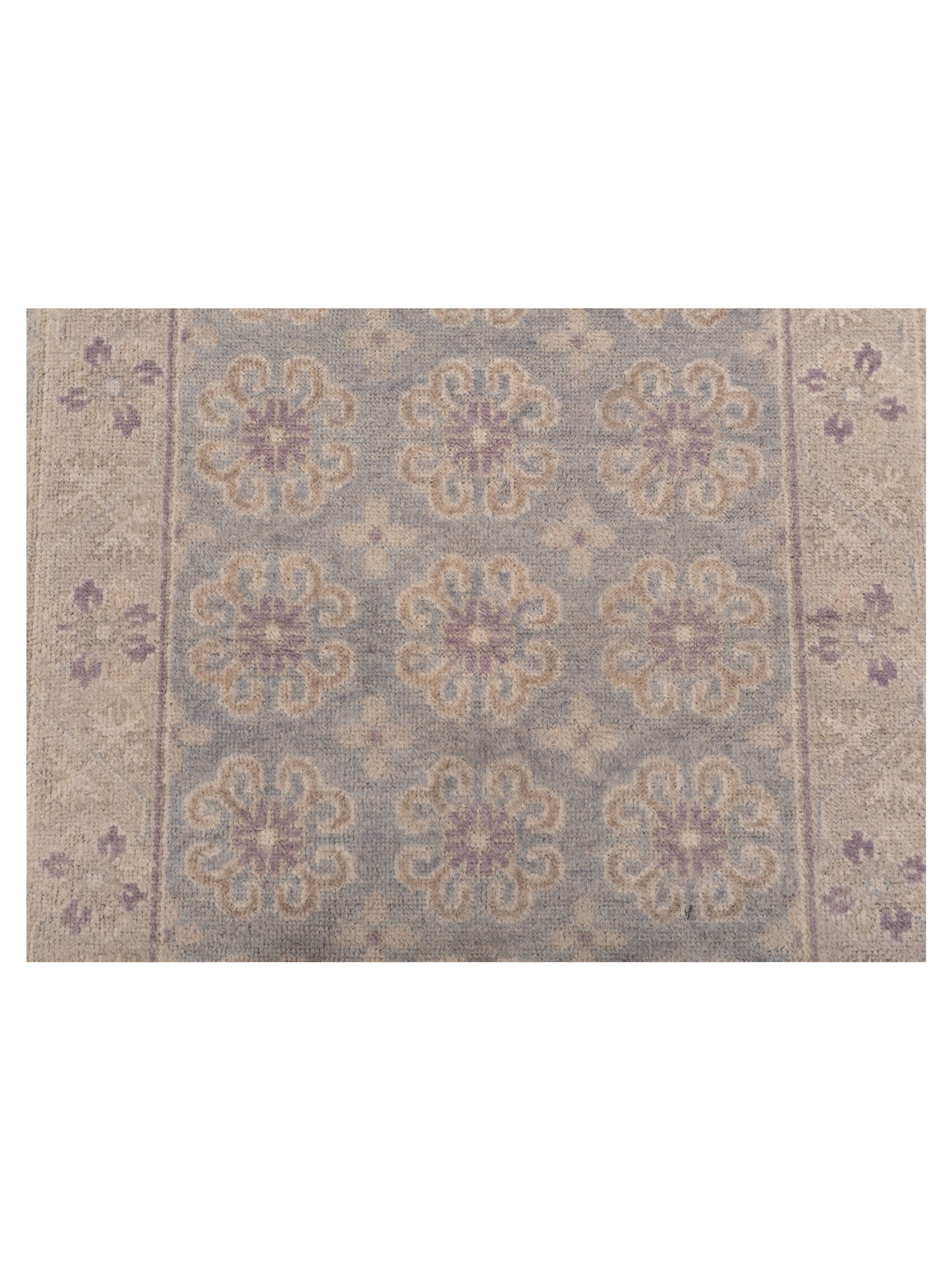Evren 123495 Blue Gray 2.6x7.10 Hand Knotted Rug