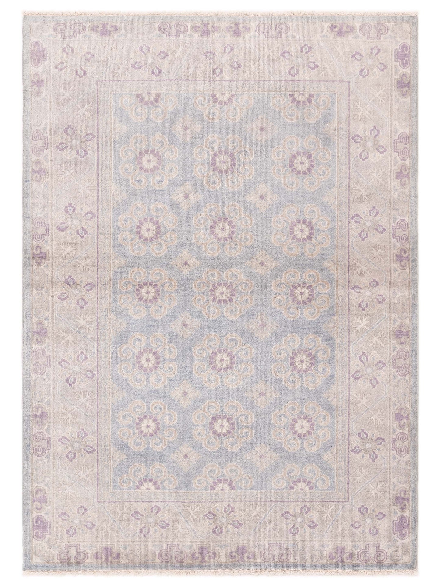 Rajpur Evren Blue Silver Transitional