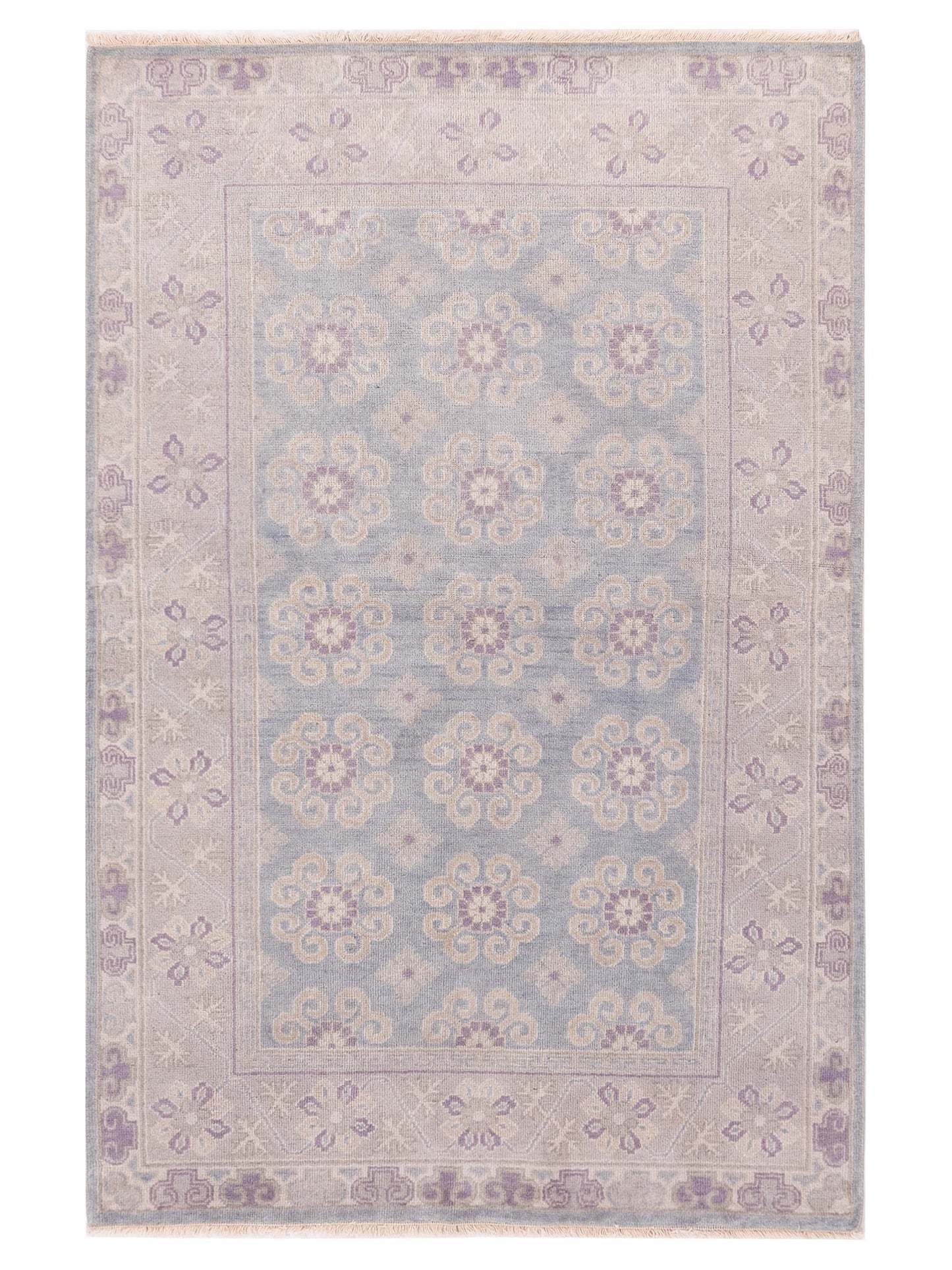 Rajpur Evren Blue Silver Transitional