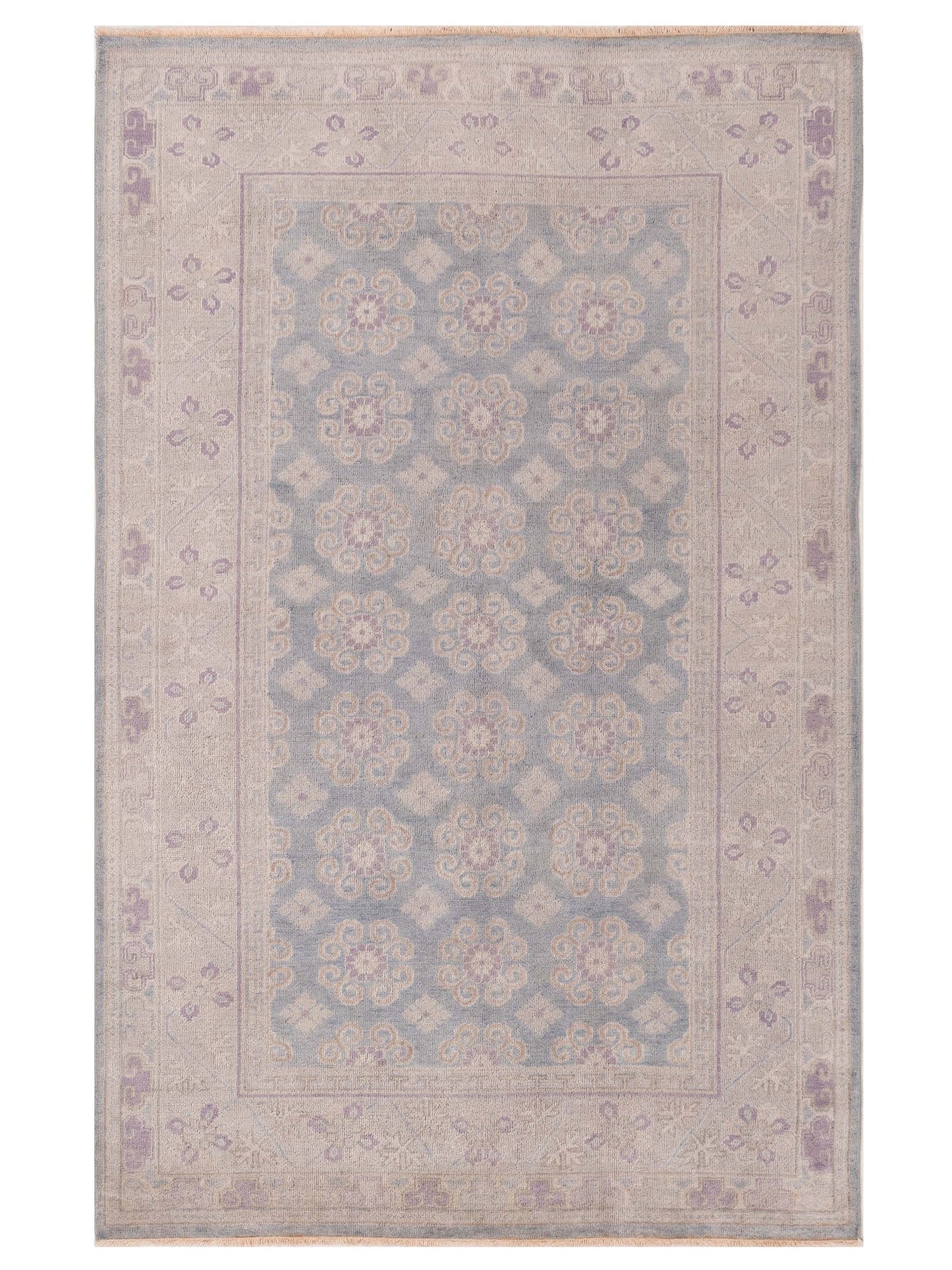 Rajpur Evren Blue Silver Transitional