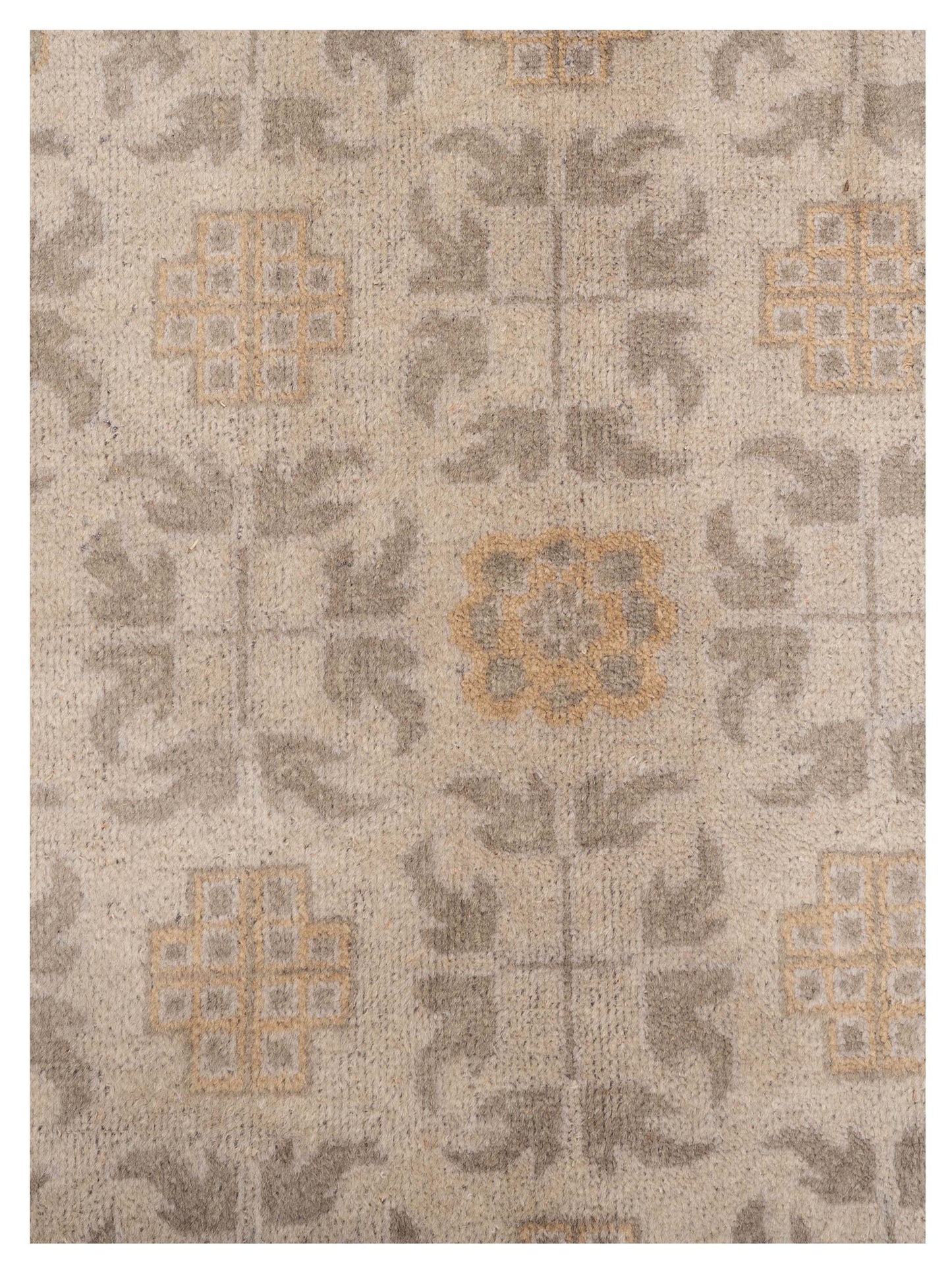 Evren 123514 Silver Gold 8x10 Hand Knotted Rug