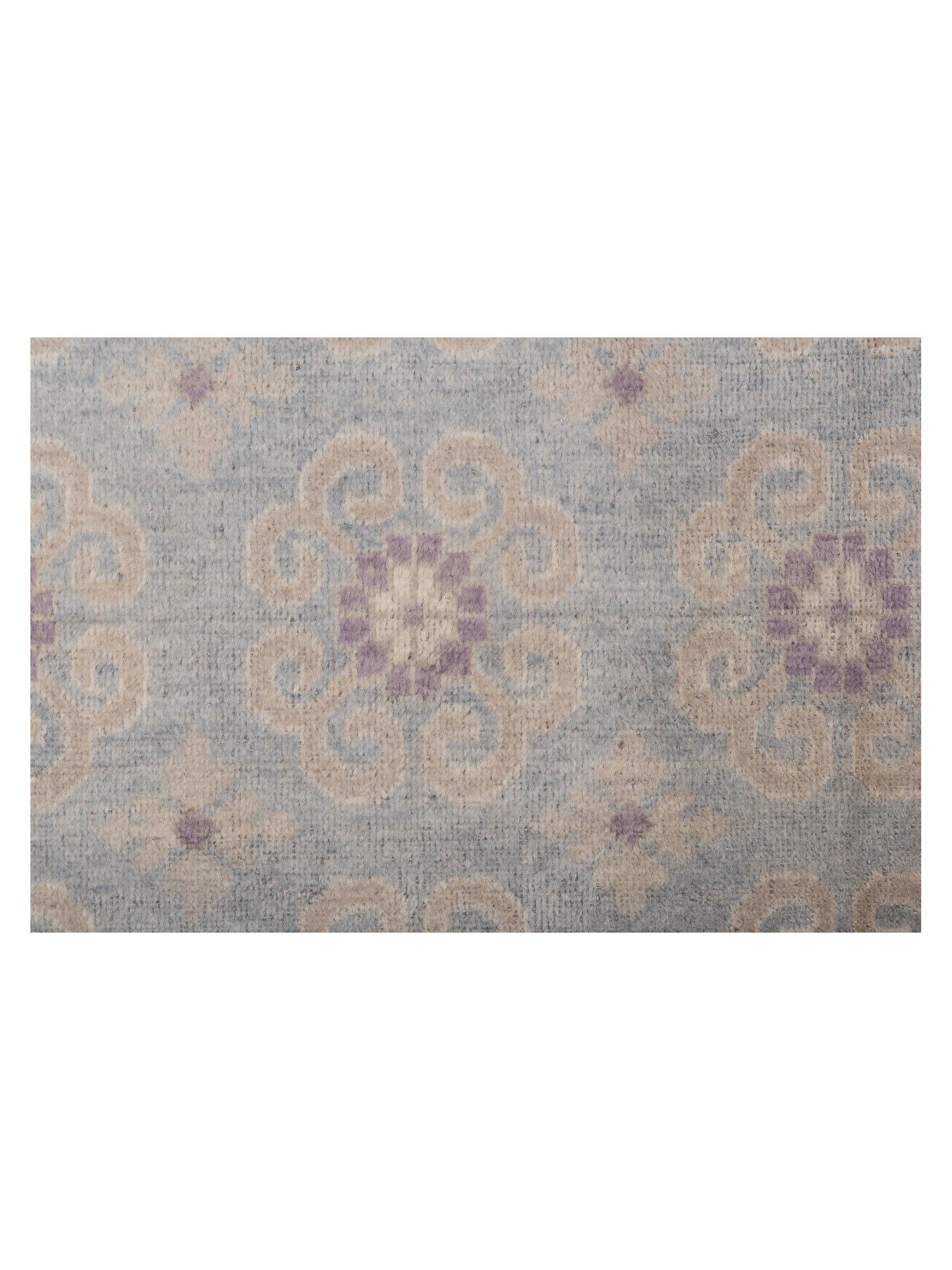 Evren 123524 Gray Silver 7.10x9.11 Hand Knotted Rug