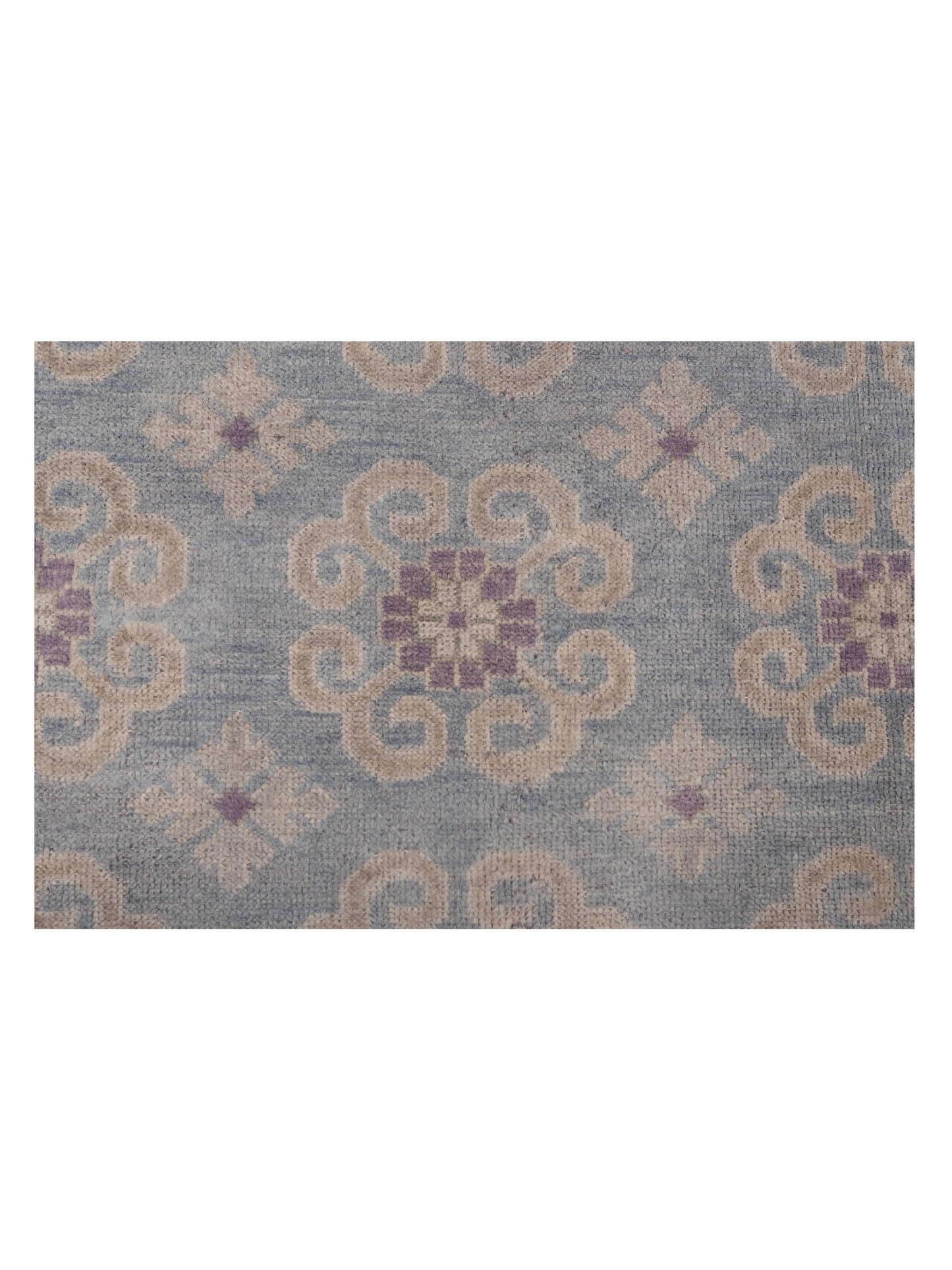 Evren 123525 Blue Silver 8x10 Hand Knotted Rug