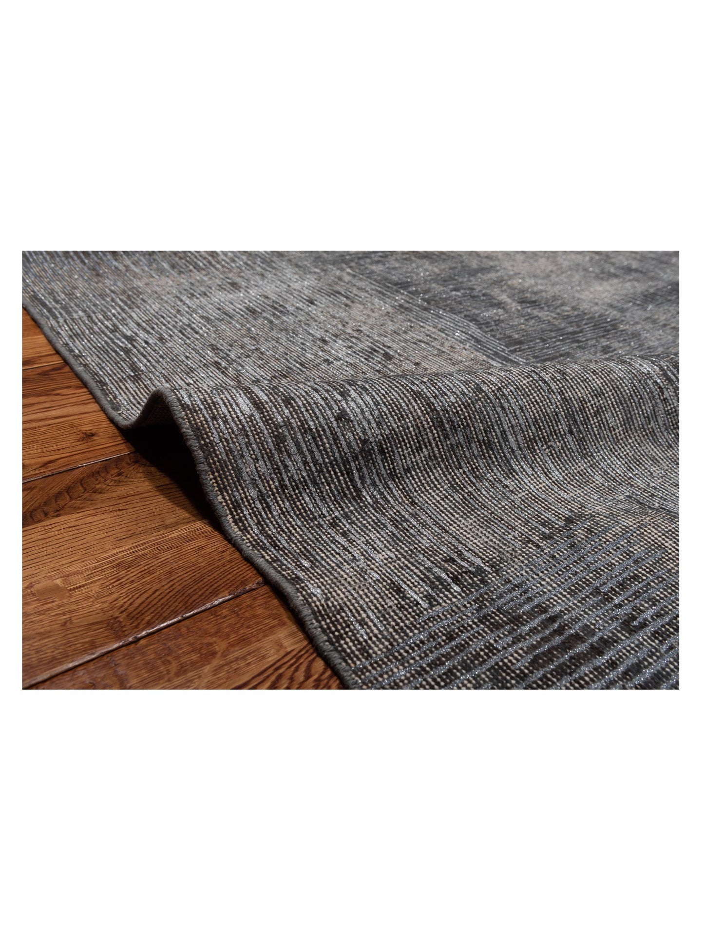 Vintage 123535 Gray 9.9x14.9 Hand Knotted Rug