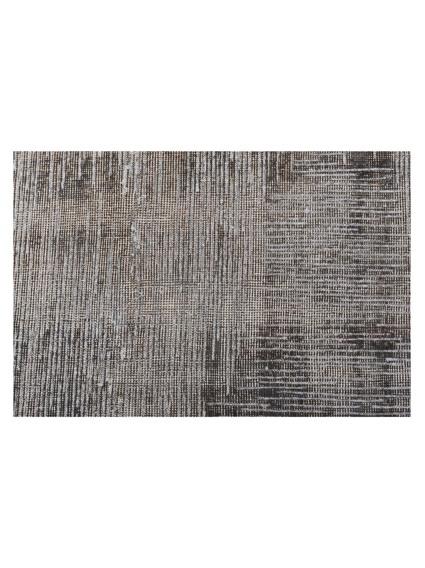 Vintage 123535 Gray 9.9x14.9 Hand Knotted Rug