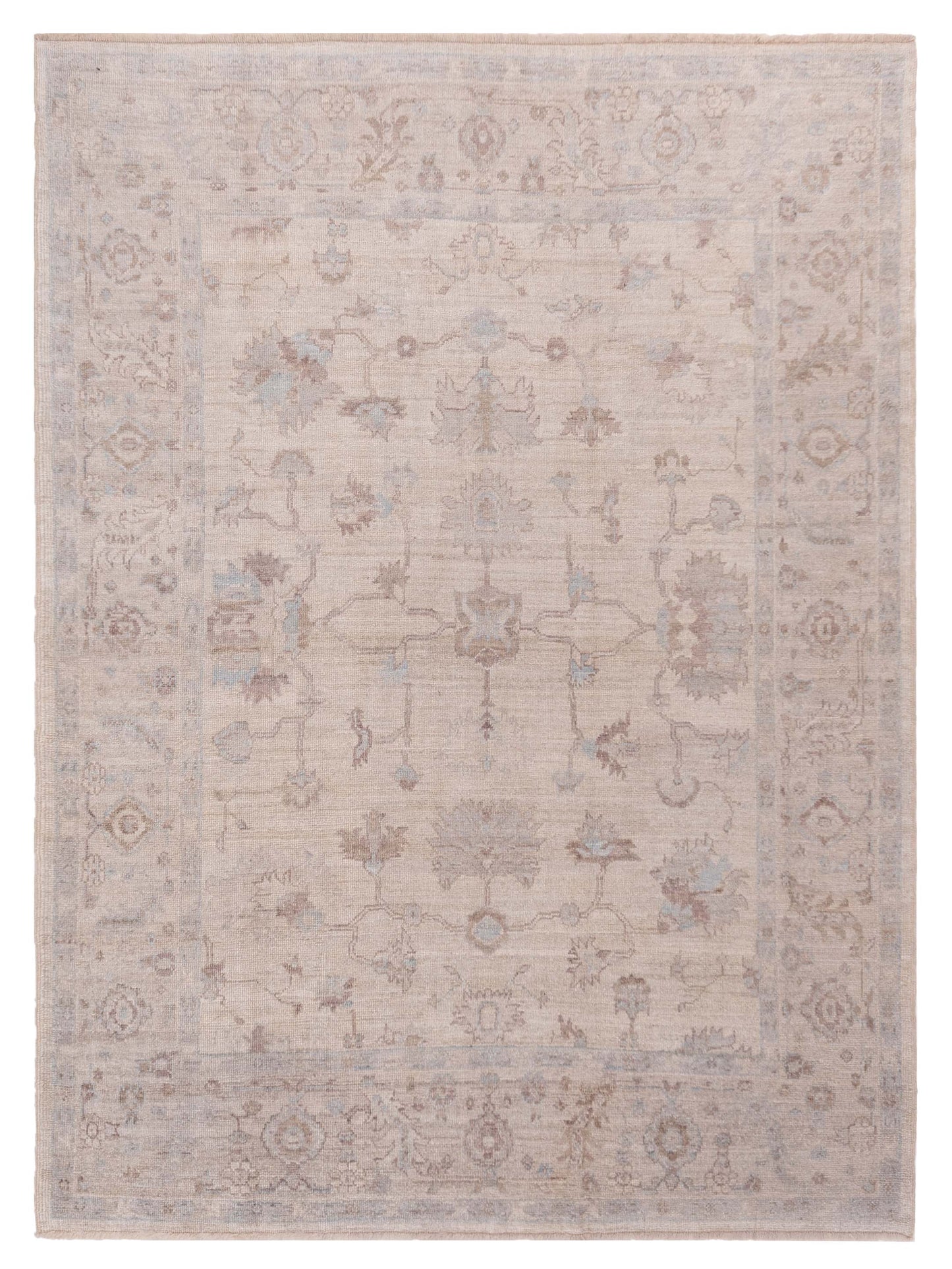 Anadol Angora Oushak  Ivory Ivory Traditional
