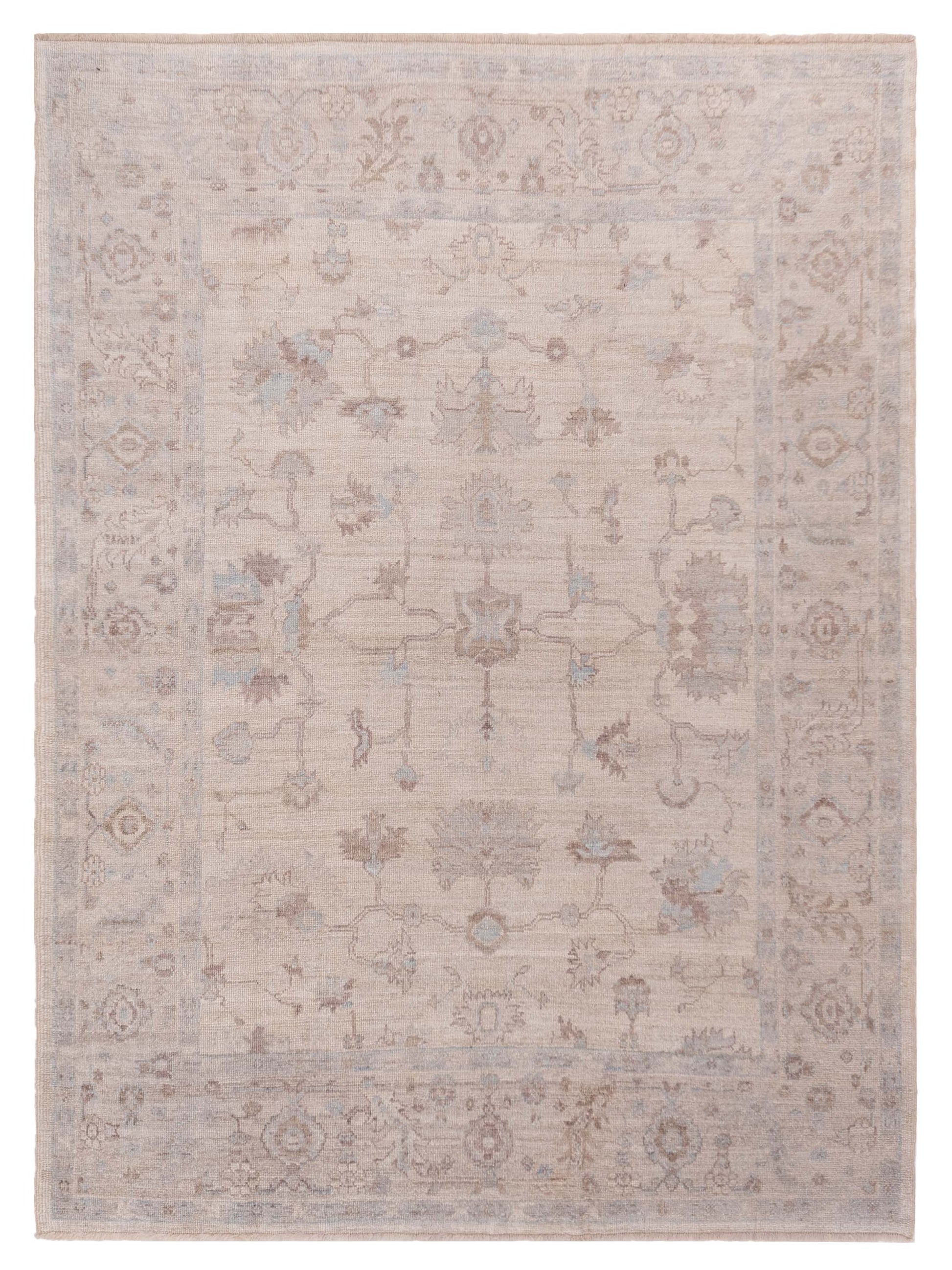 Anadol Angora Oushak  Ivory Ivory Traditional