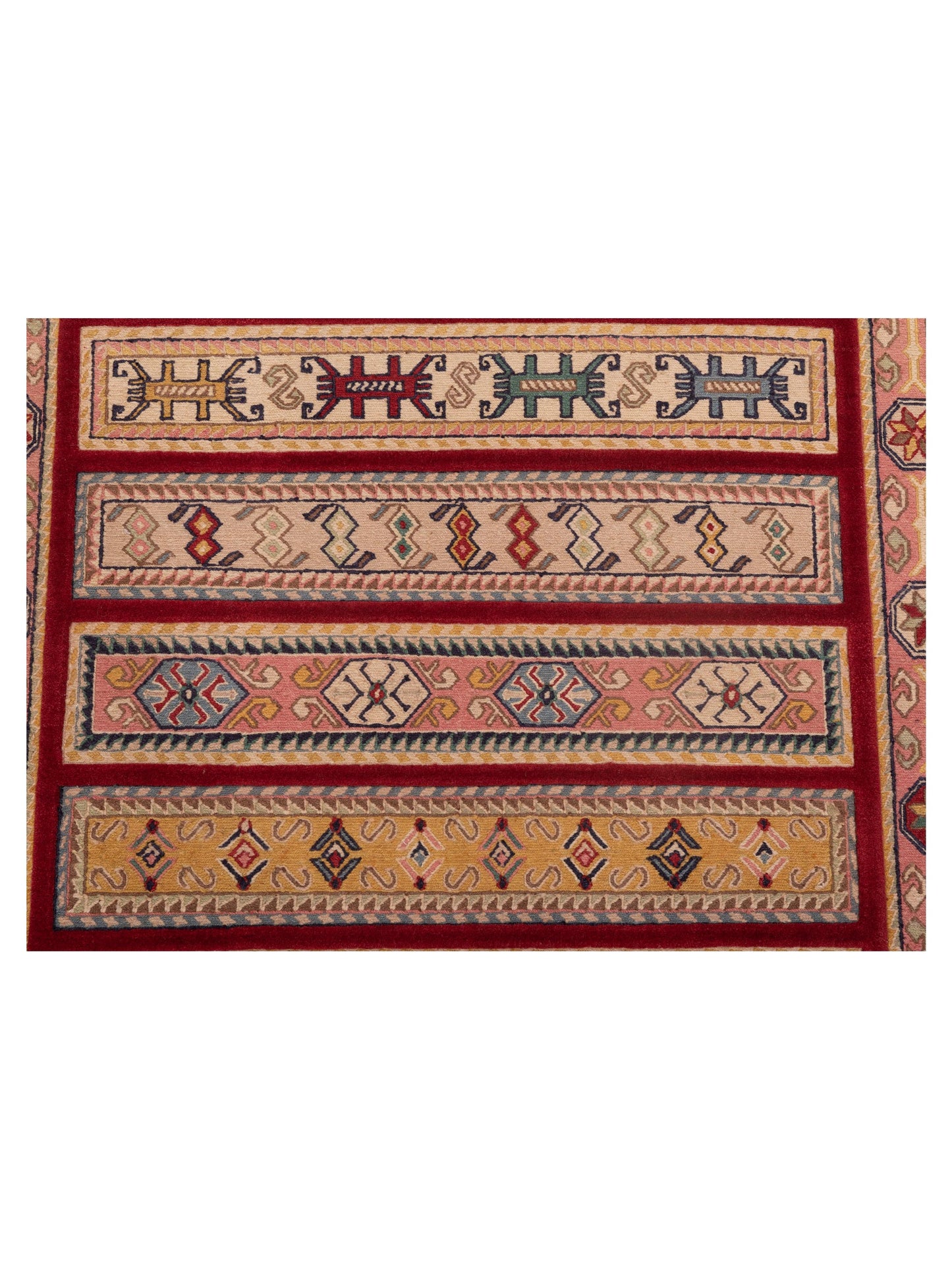 Soumak Tribal 123717 Multi 4.1x6 Hand Woven Rug