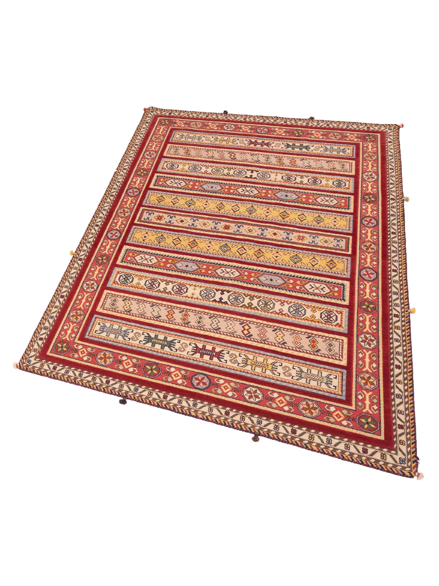 Soumak Tribal 123718 Multi 5.8x7.9 Hand Woven Rug