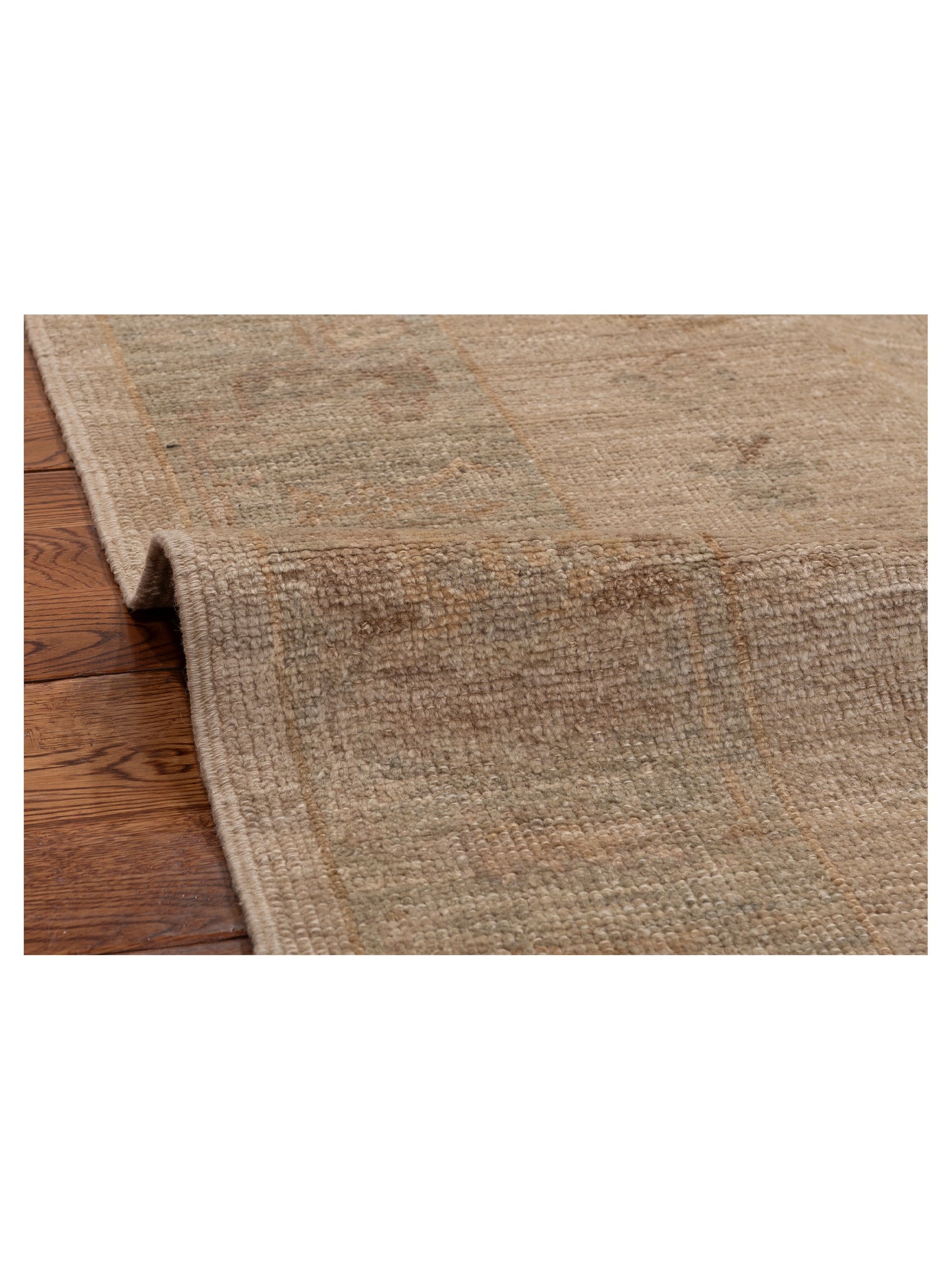 Angora Oushak 123821 Beige Gray 3.11x5.3 Hand Knotted Rug