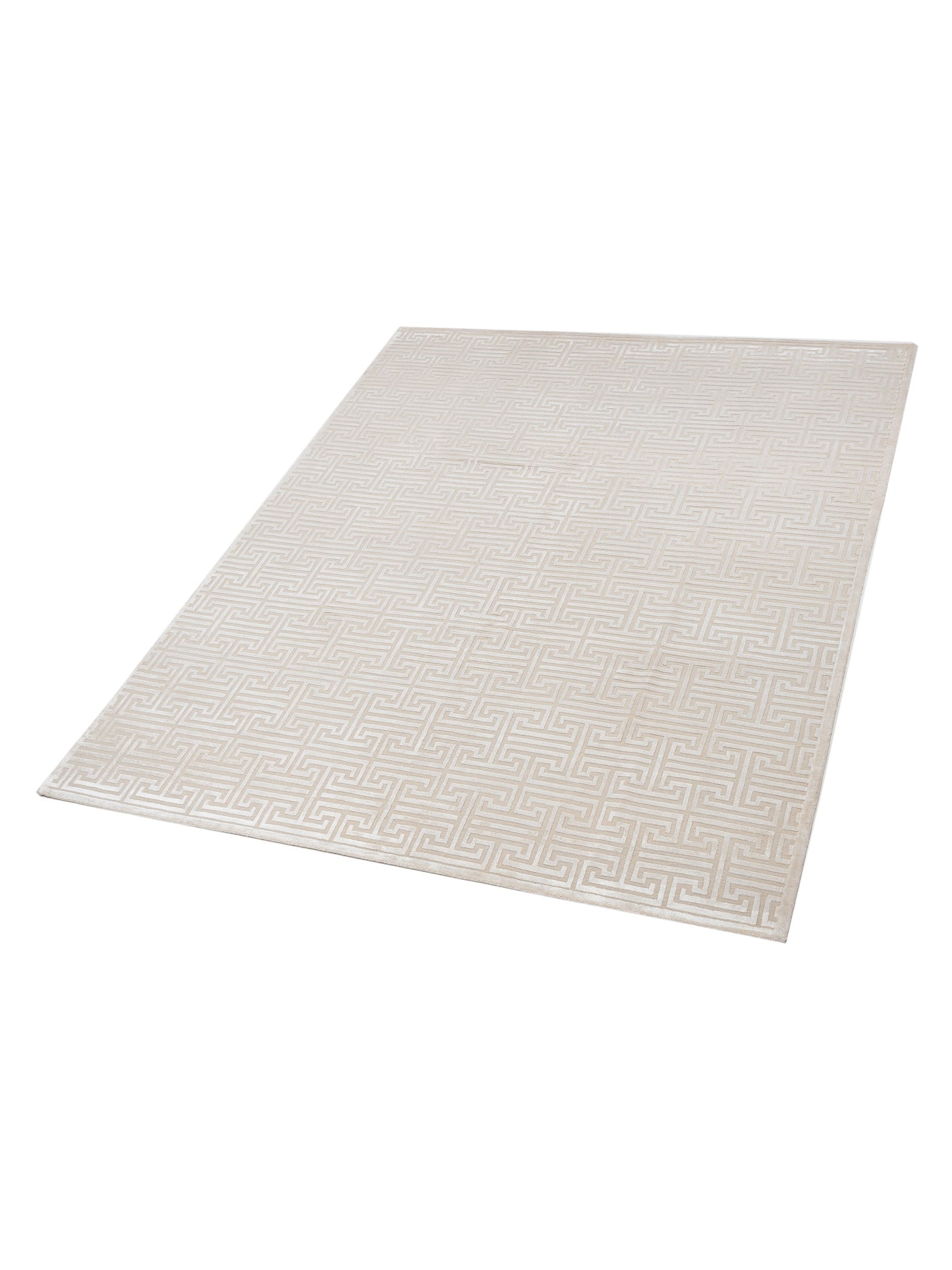 Tibetino 124217 Beige Ivory 8.1x10.2 Hand Knotted Rug