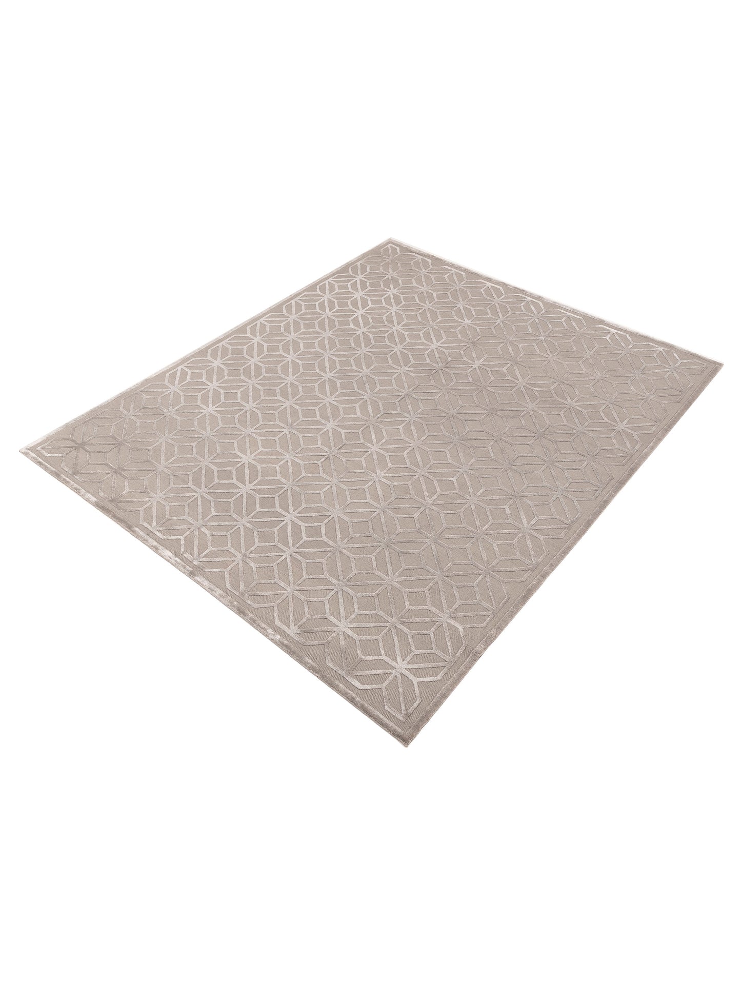 Tibetino 124228 Gray 8.1x9.11 Hand Knotted Rug
