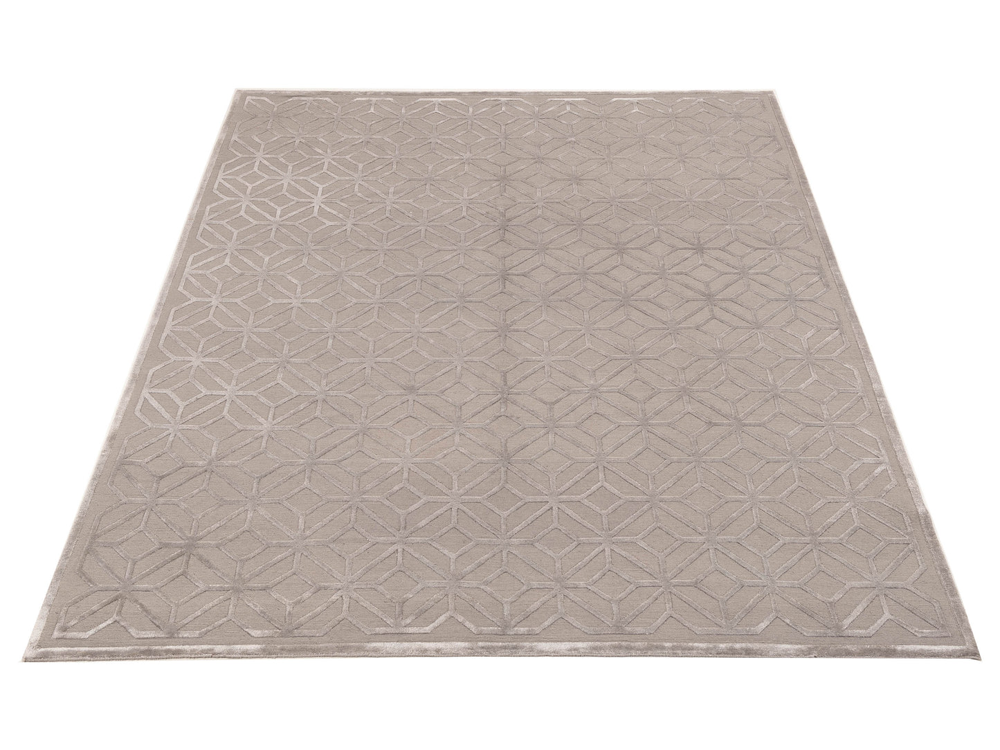 Tibetino 124228 Gray 8.1x9.11 Hand Knotted Rug