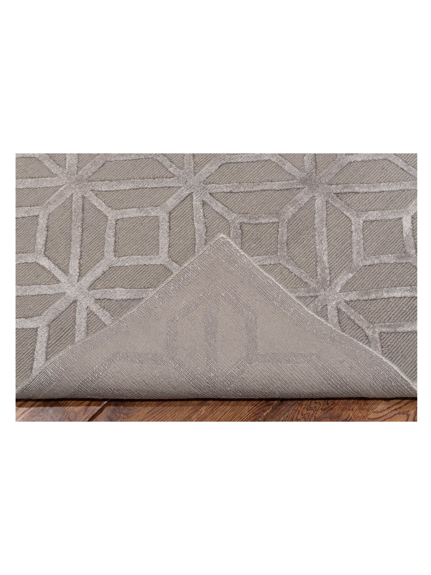 Tibetino 124229 Gray 8.1x9.11 Hand Knotted Rug
