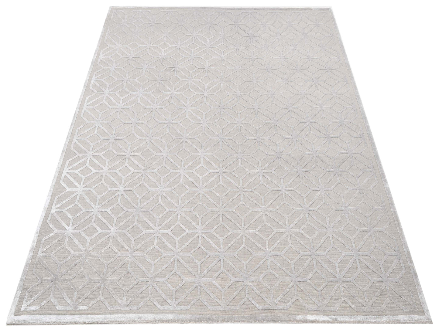 Tibetino 124233 Silver 8x10 Hand Knotted Rug