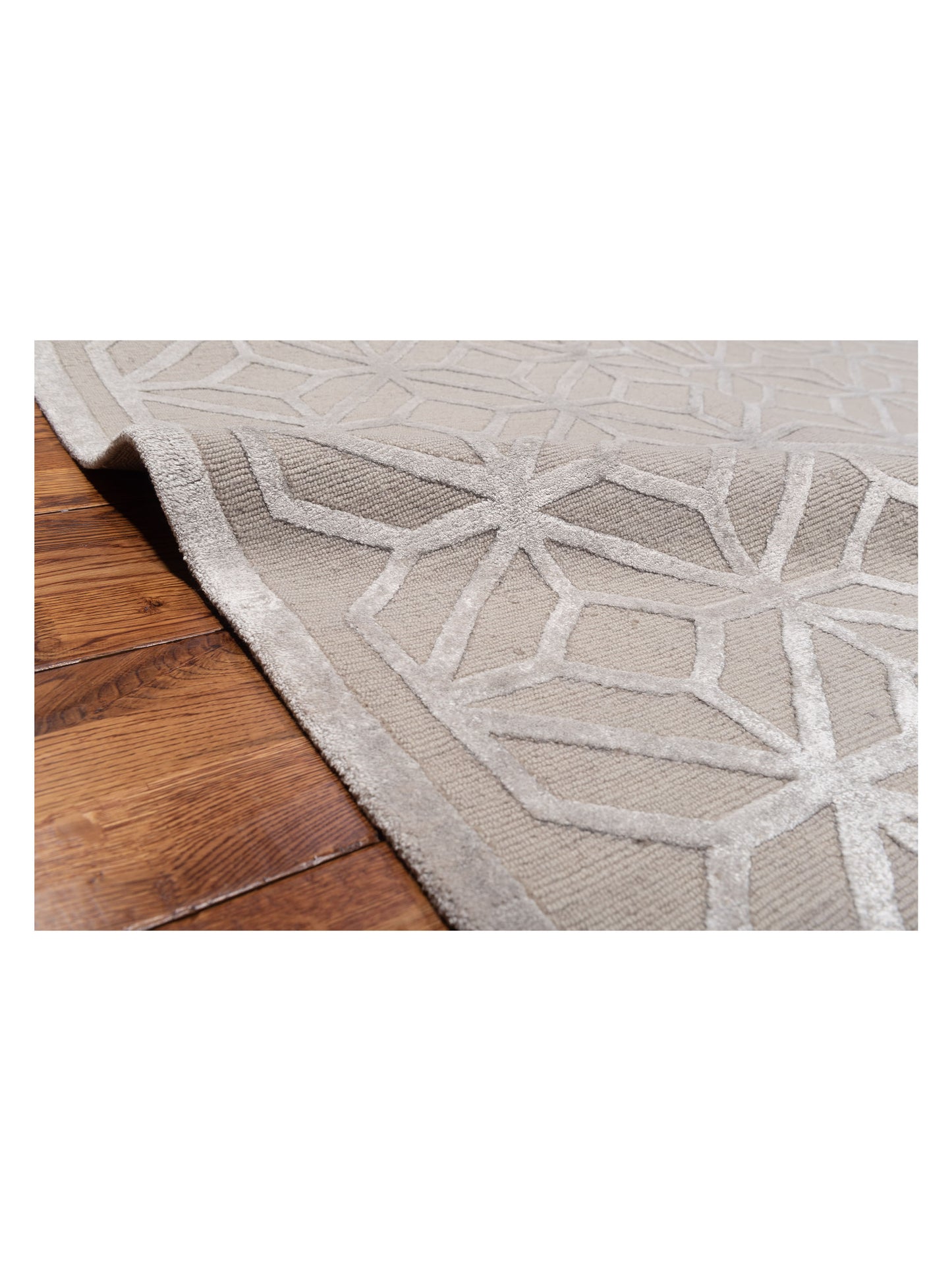 Tibetino 124233 Silver 8x10 Hand Knotted Rug
