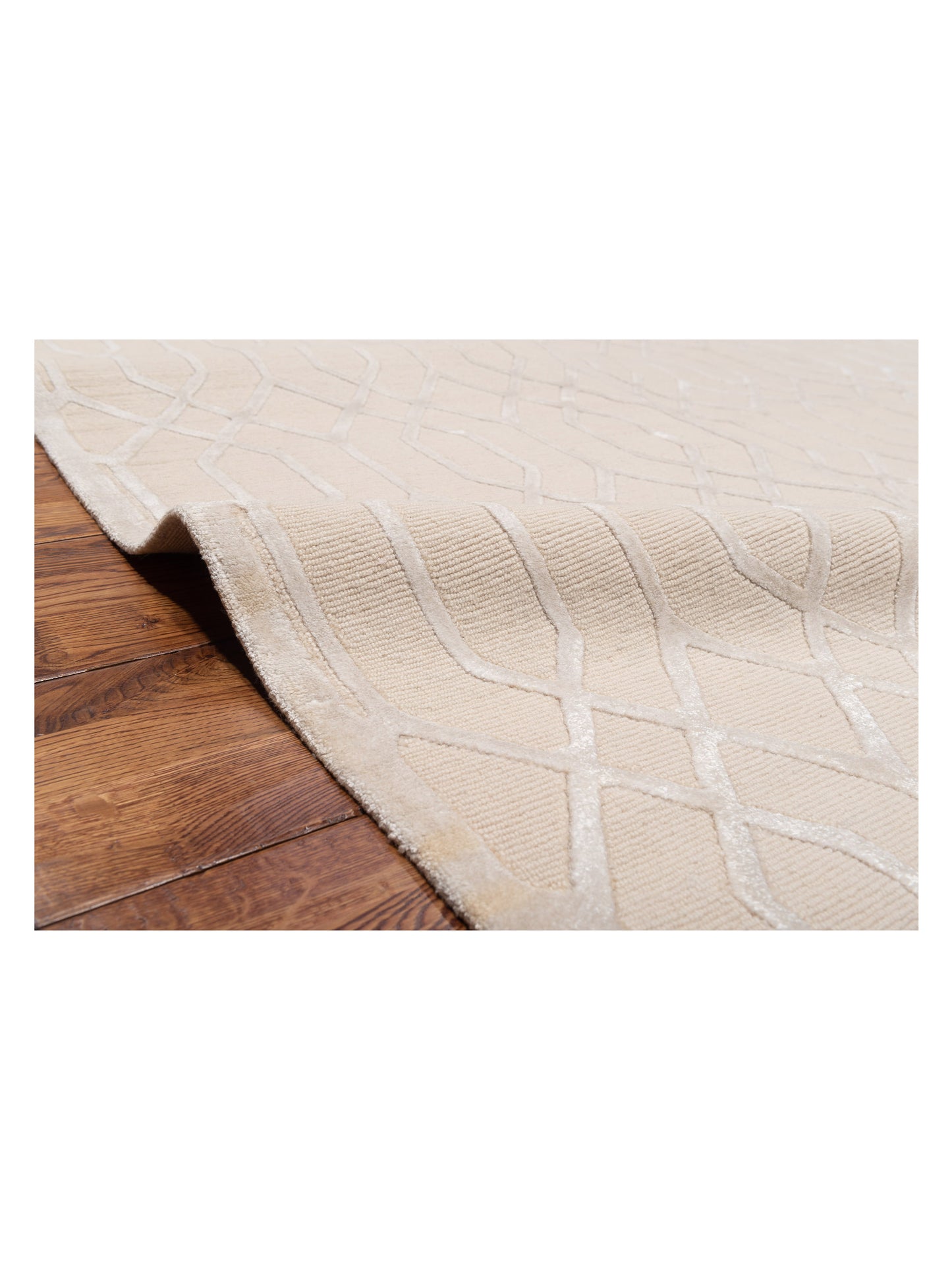 Tibetino 124242 Ivory 8.3x9.11 Hand Knotted Rug