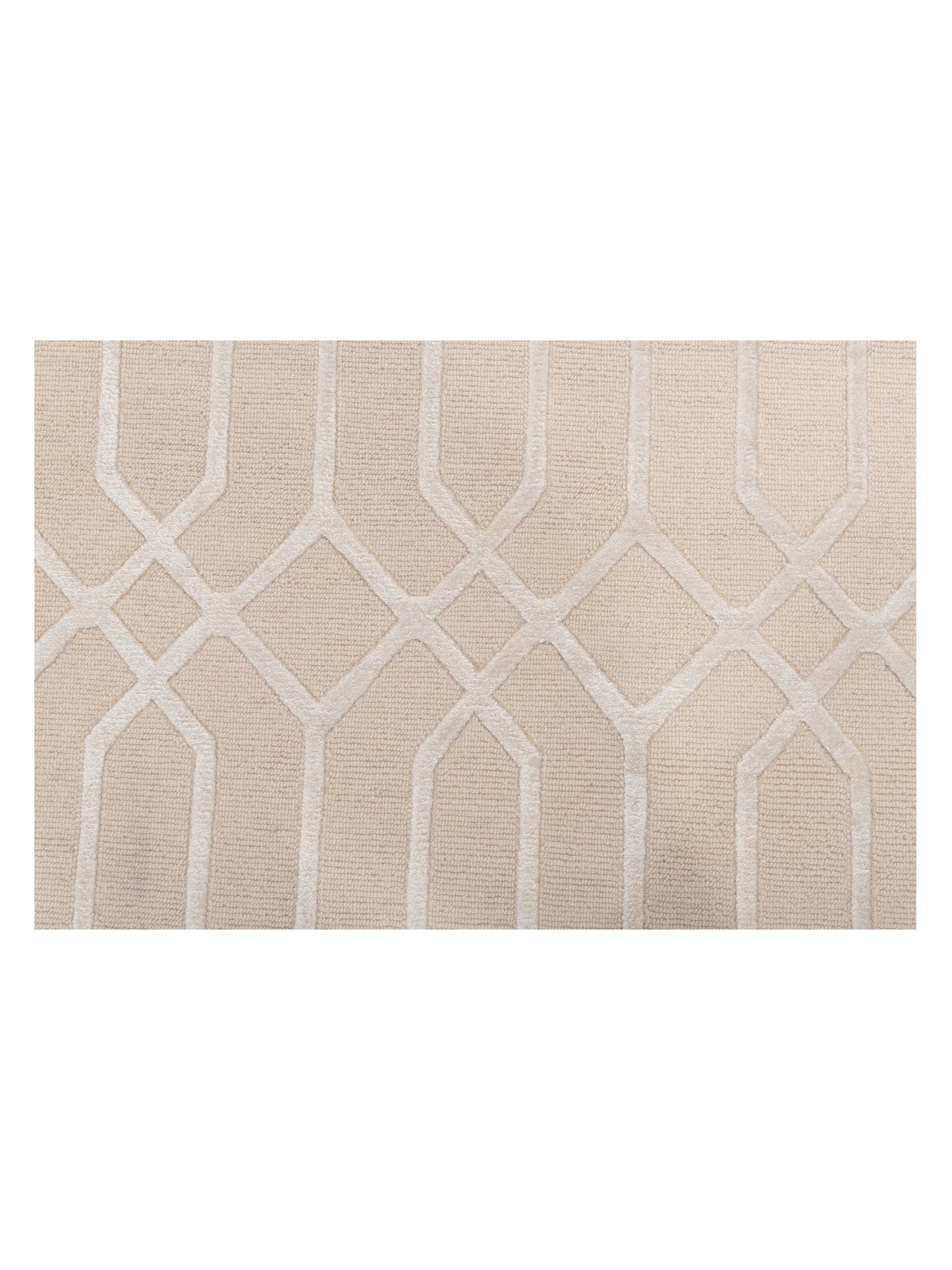 Tibetino 124242 Ivory 8.3x9.11 Hand Knotted Rug