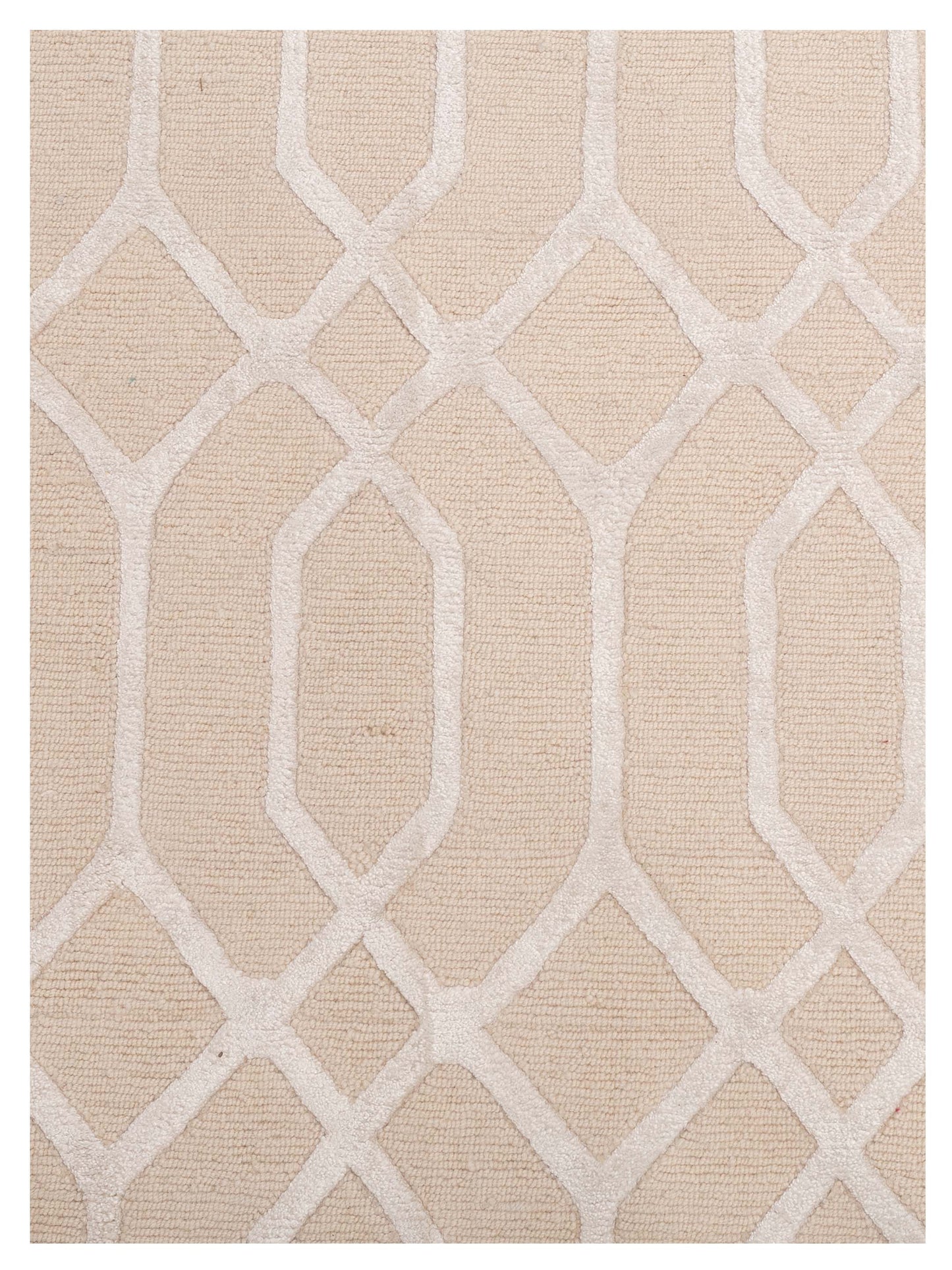 Tibetino 124243 Cream Ivory 9x12.1 Hand Knotted Rug