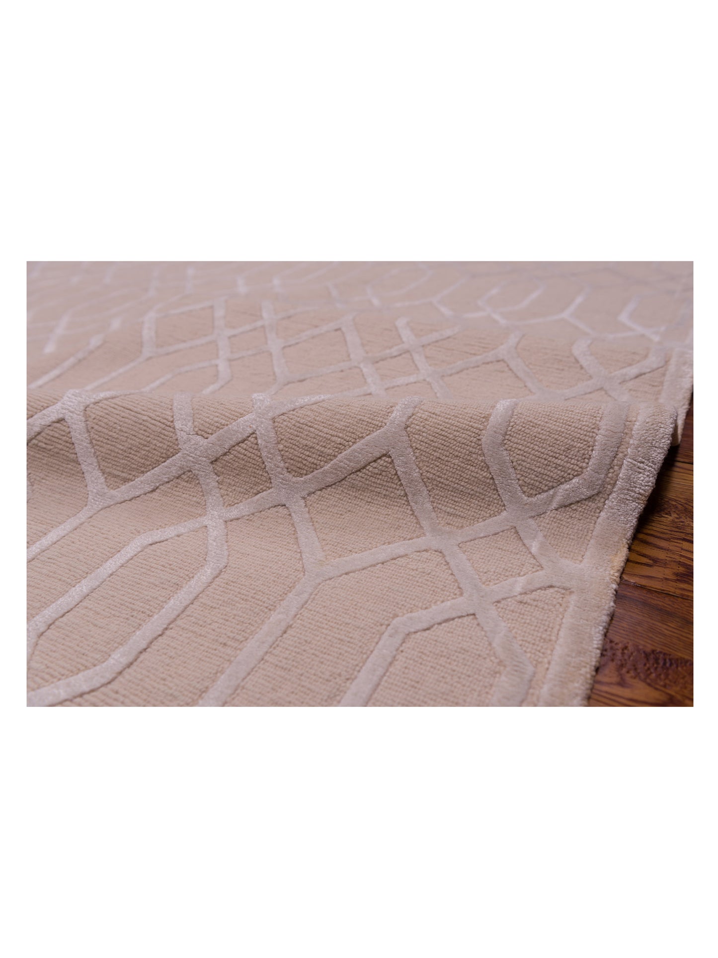 Tibetino 124243 Cream Ivory 9x12.1 Hand Knotted Rug