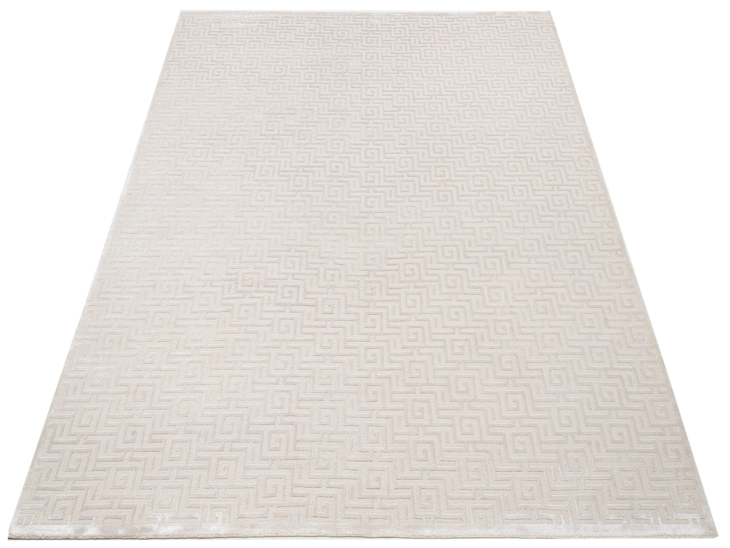Tibetino 124246 Ivory 8x9.11 Hand Knotted Rug