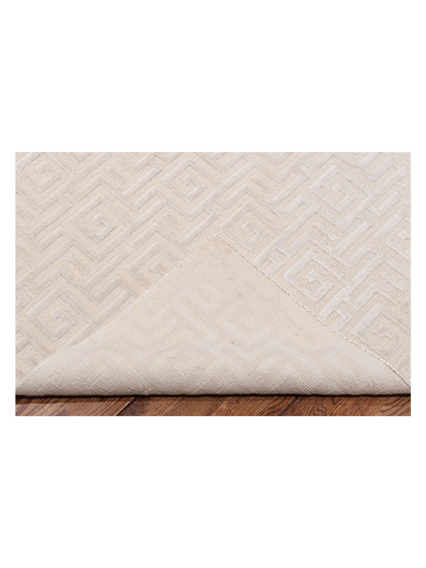 Tibetino 124246 Ivory 8x9.11 Hand Knotted Rug