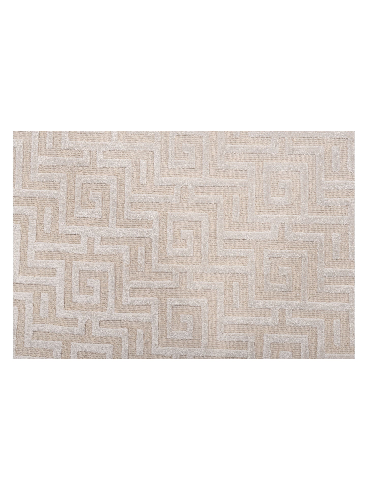 Tibetino 124246 Ivory 8x9.11 Hand Knotted Rug