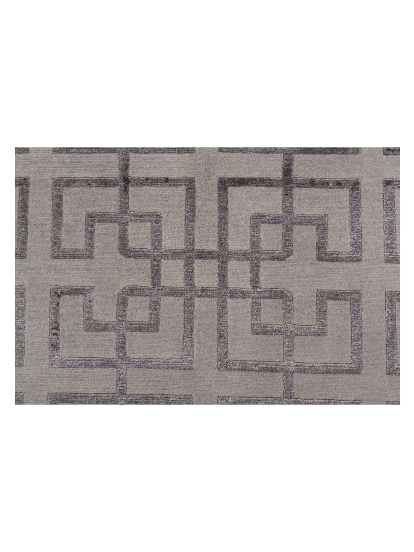 Tibetino 124253 Silver 8.1x9.11 Hand Knotted Rug