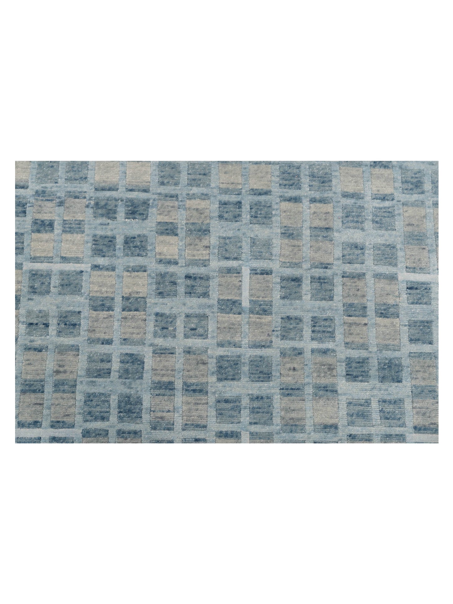Tibetino 124254 Sea Blue Sea Blue 9.2x12.1 Hand Knotted Rug