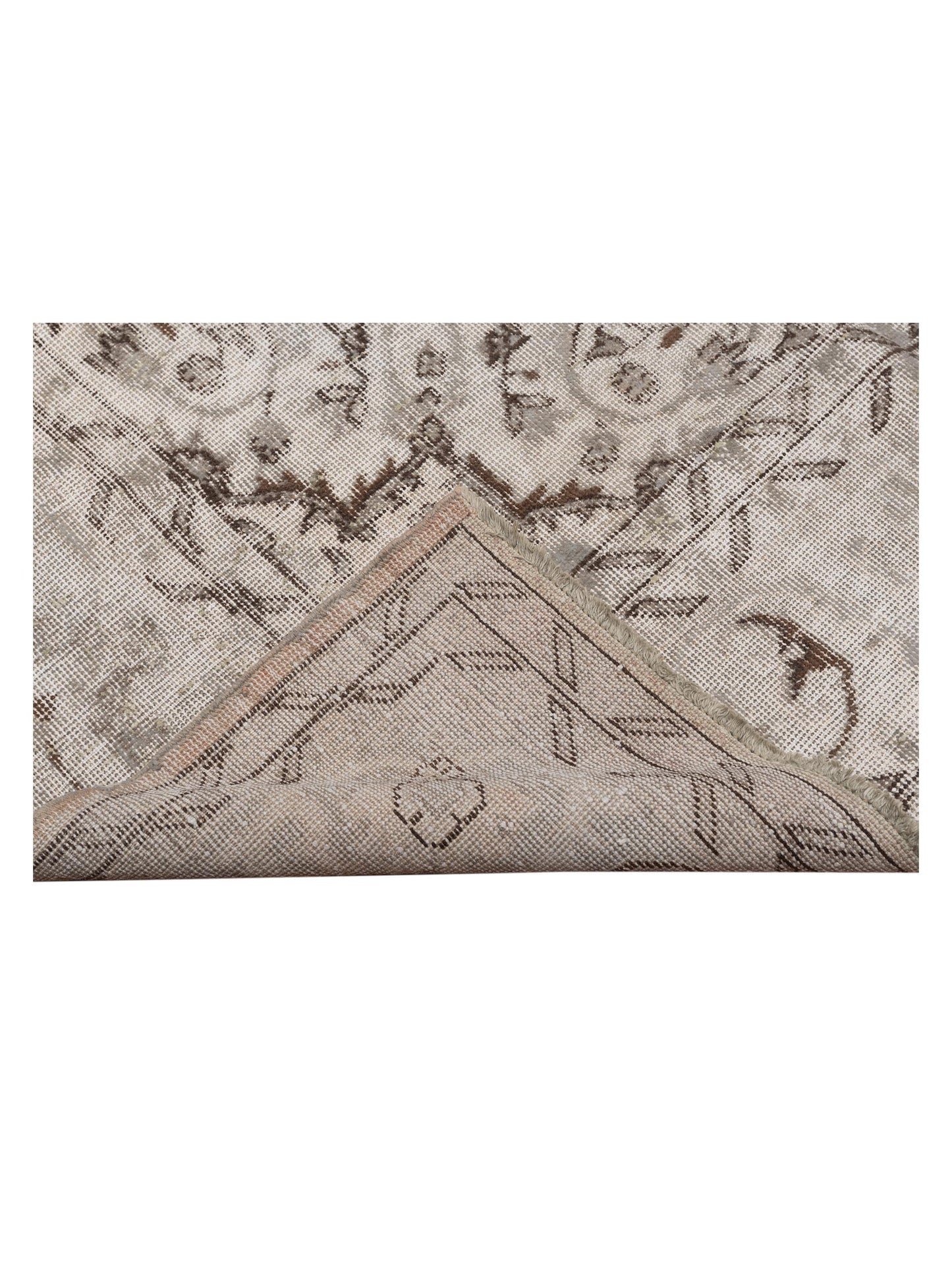 Vintage 124291 Silver 7.6x10.11 Hand Knotted Rug