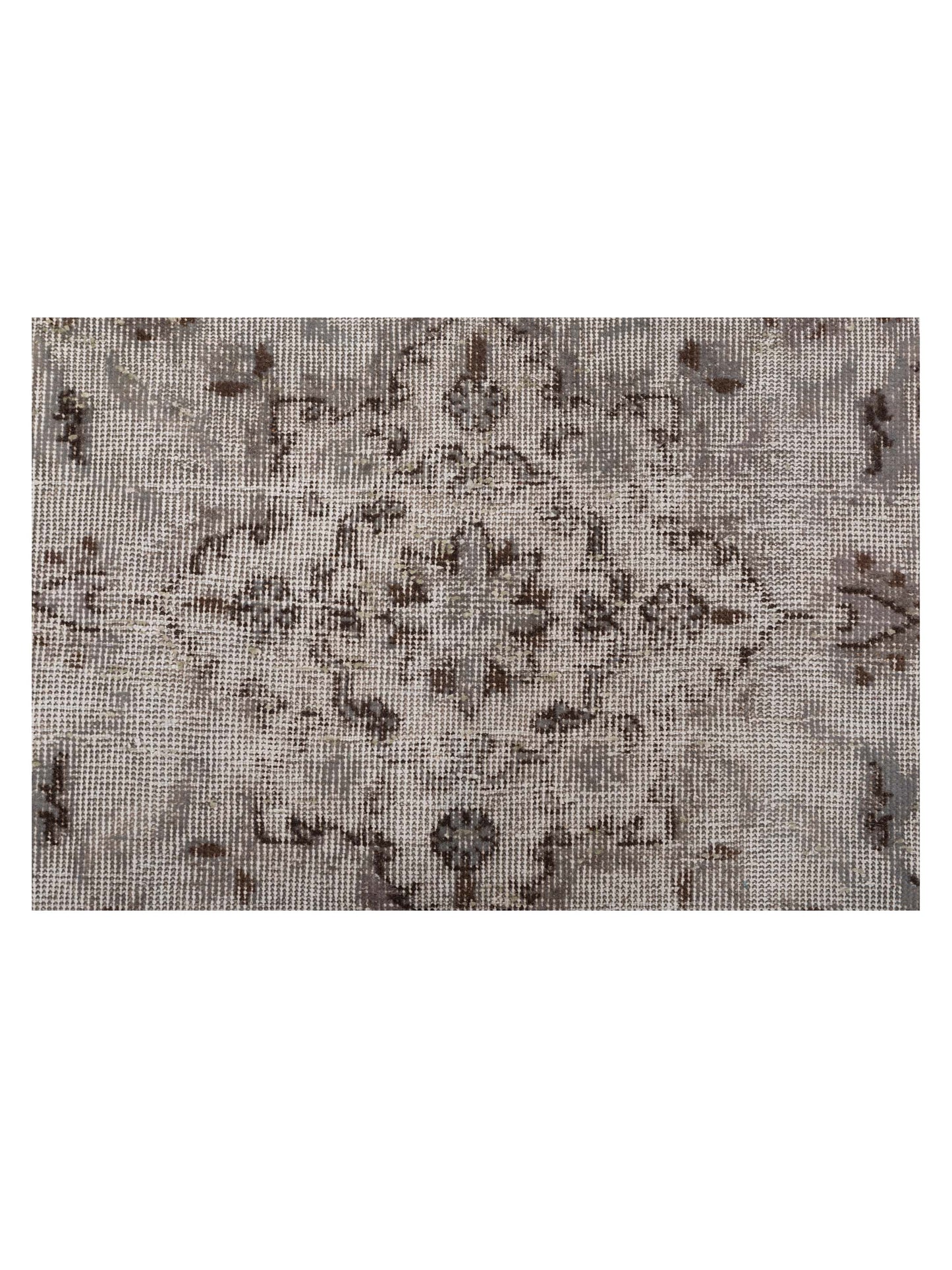 Vintage 124291 Silver 7.6x10.11 Hand Knotted Rug